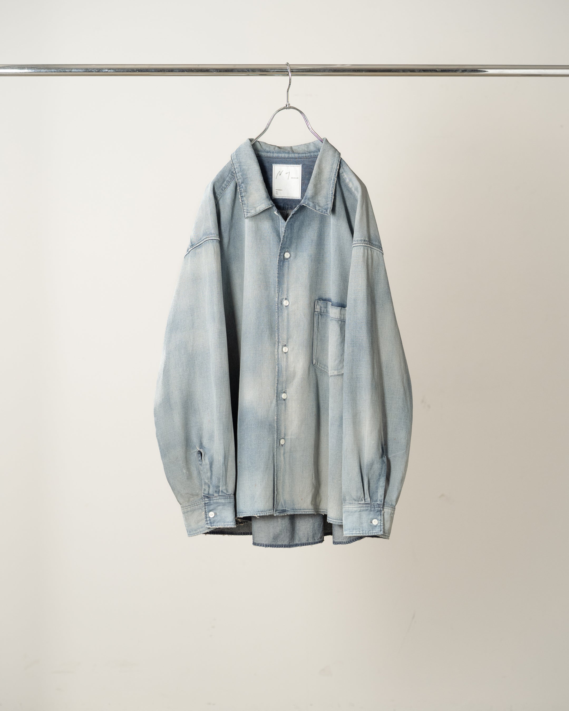 L.T OZ DENIM SHIRT(INDIGO) – ANCELLM