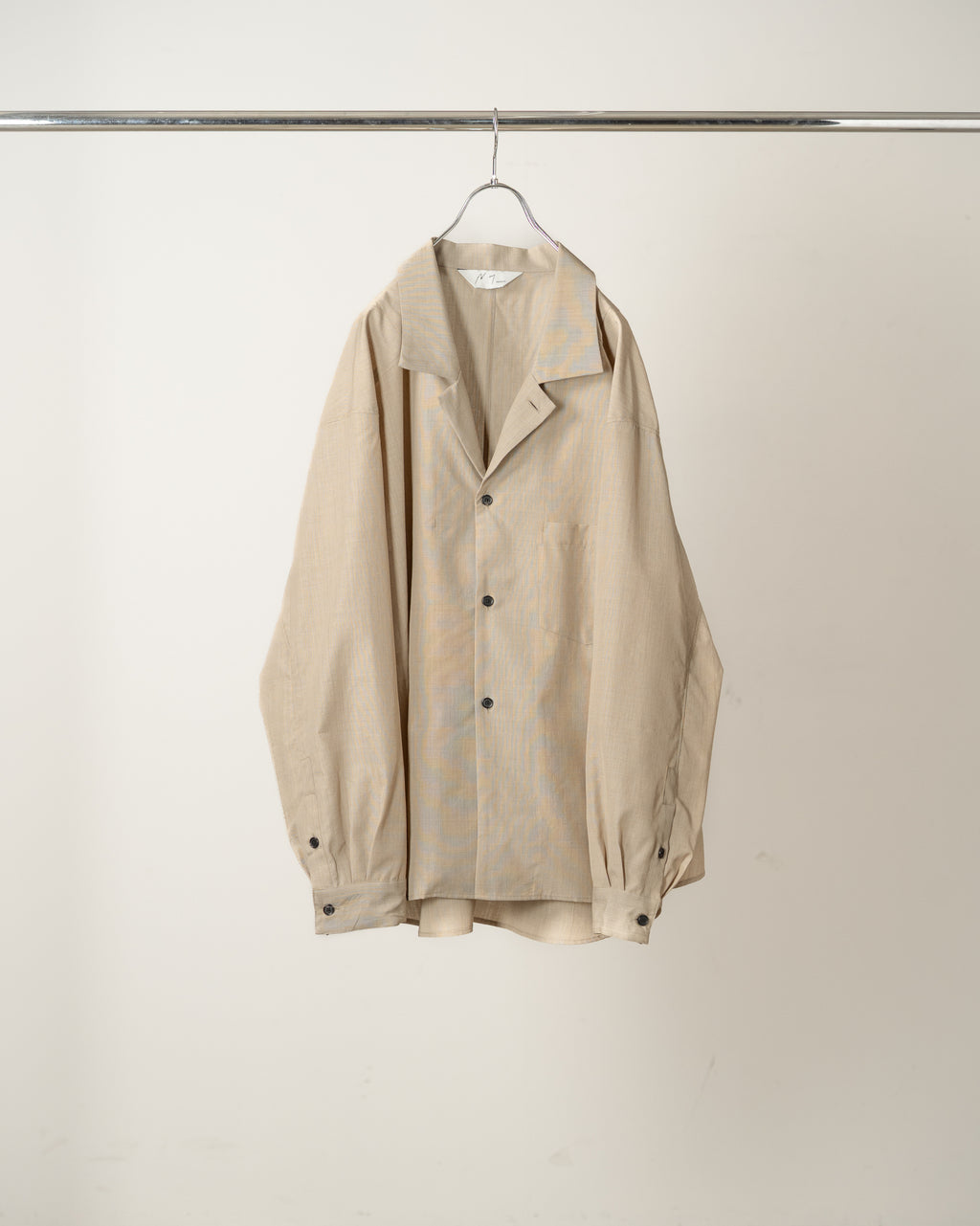 WOOL HAKEME TAILORED SHIRT(BEIGE)