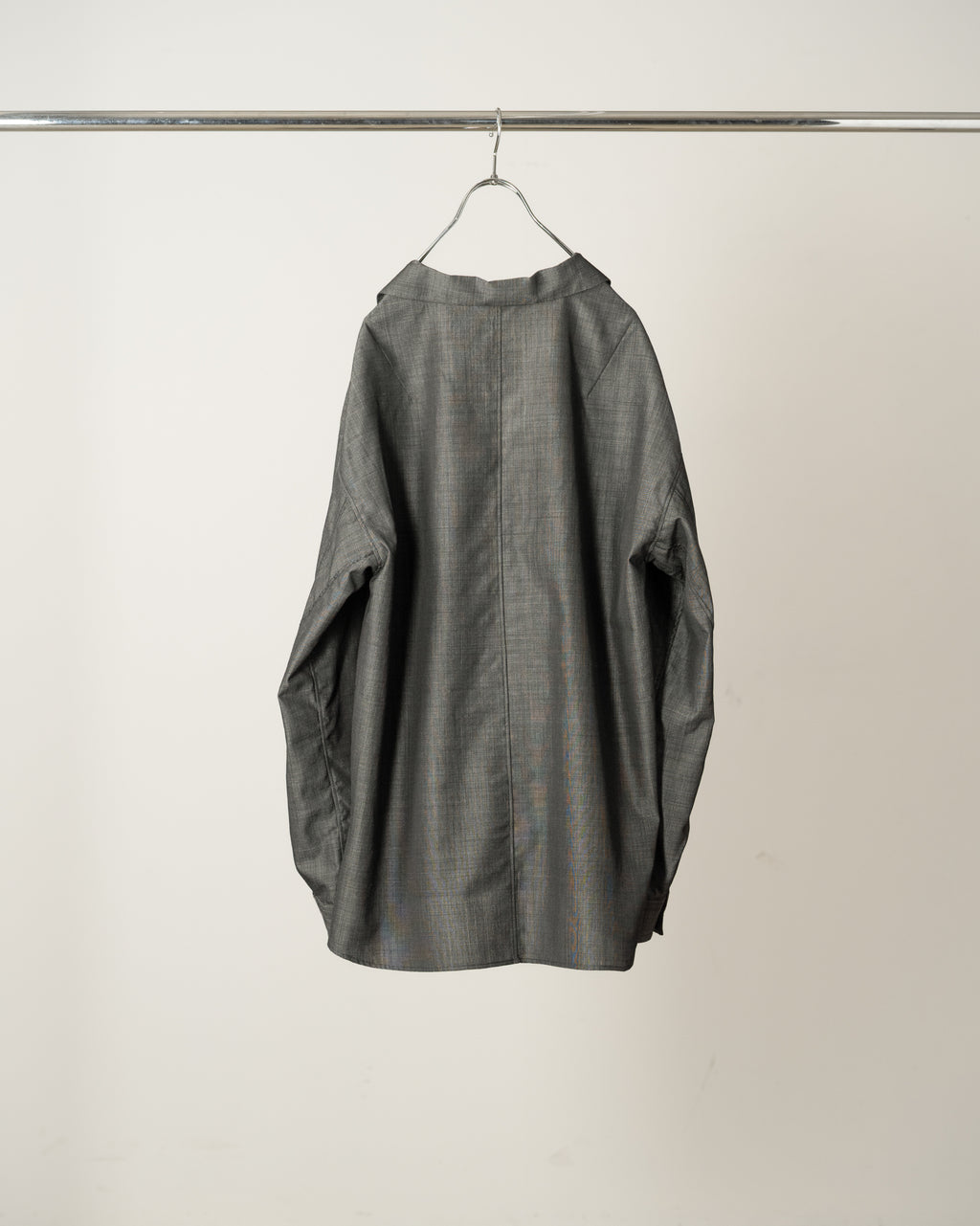 WOOL HAKEME TAILORED SHIRT(BLACK)