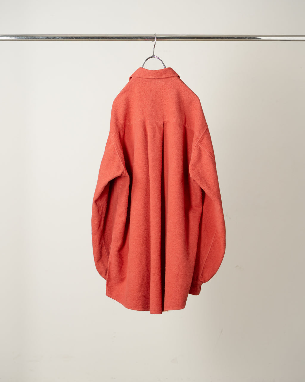 BRUSHED COTTON OVER SHIRT(F.RED)