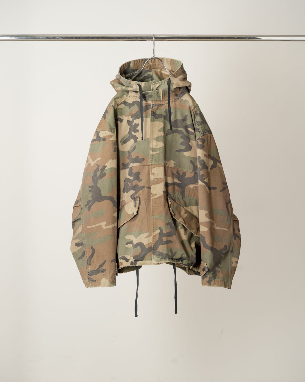 CAMO OVER HOODIE(WOODLAND)