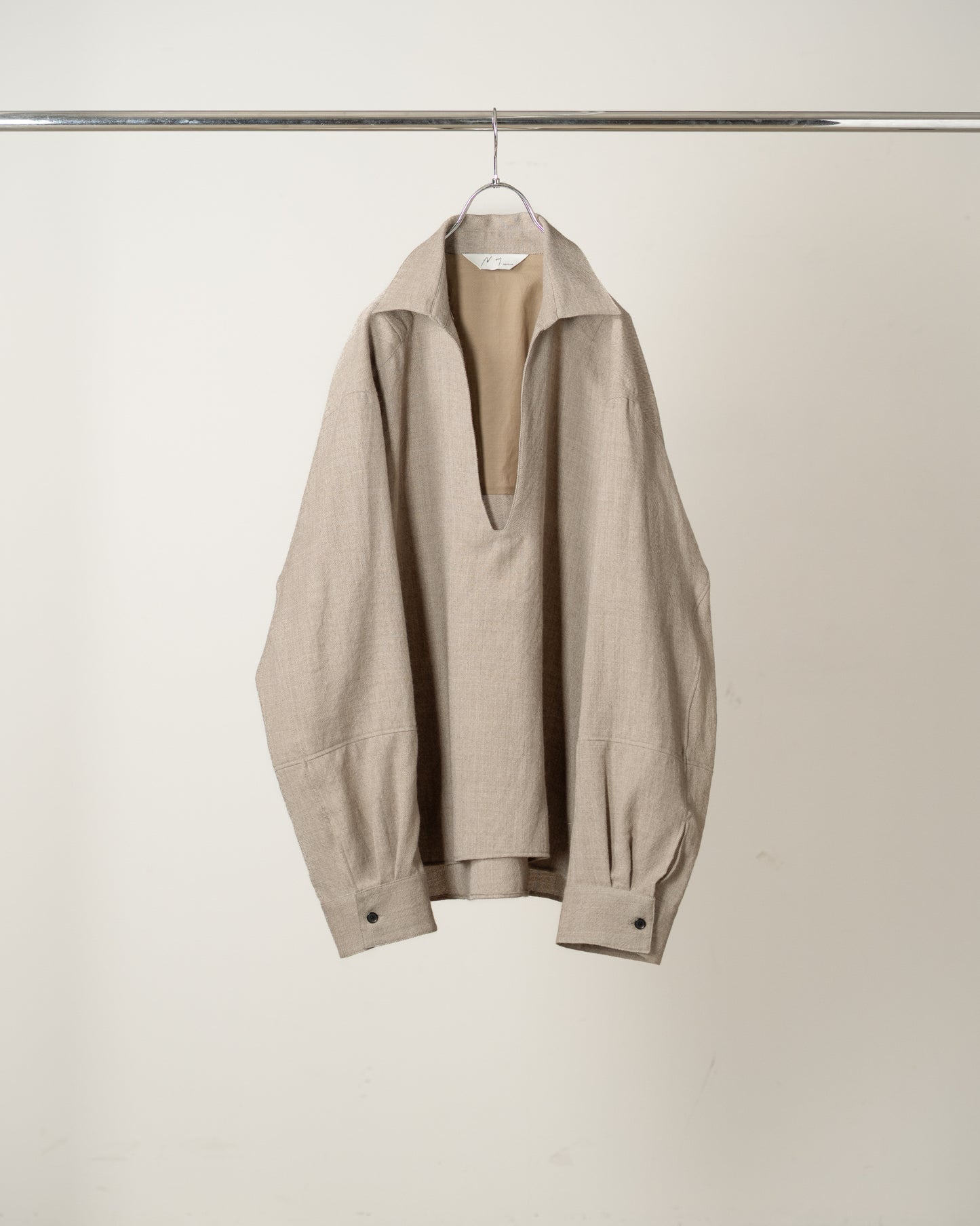 SKIPPER UV NECK SHIRT(BEIGE)