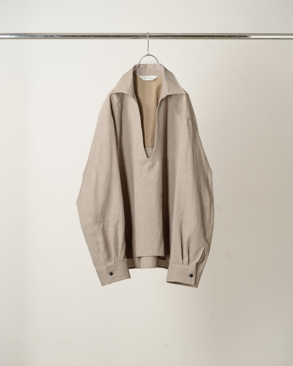 SKIPPER UV NECK SHIRT(BEIGE)