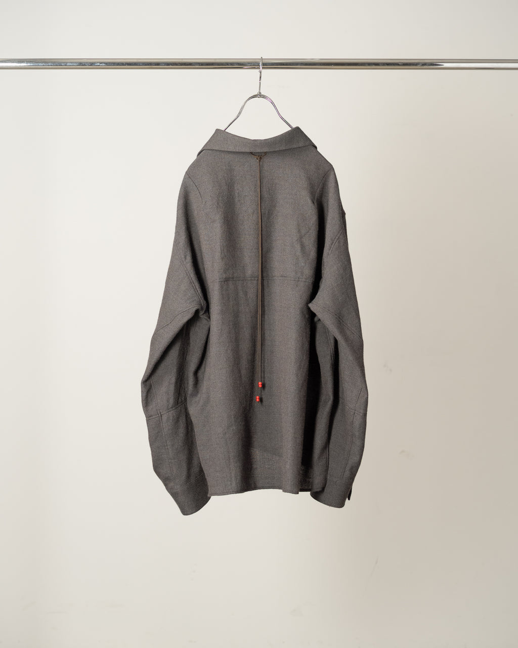 SKIPPER UV NECK SHIRT(BROWN)