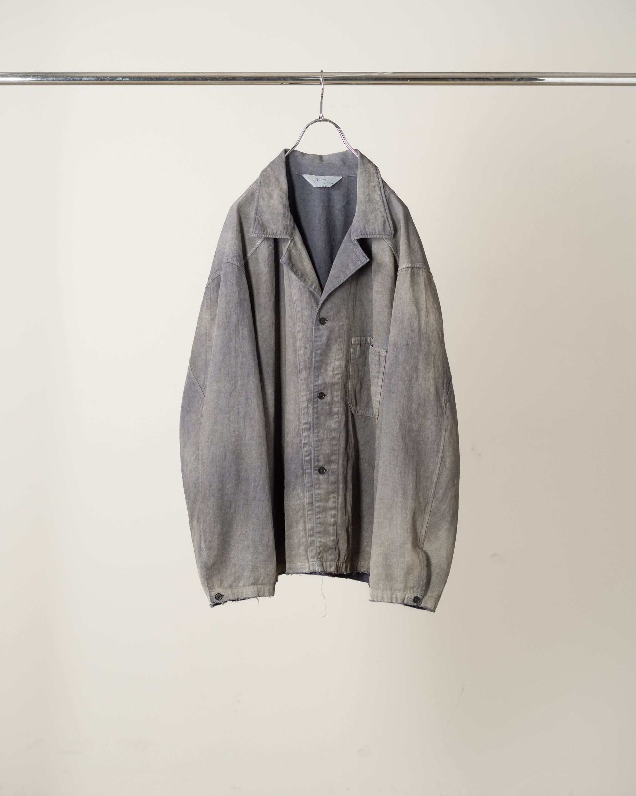 FADED L/C WORK SHIRT(F. BLUE) – ANCELLM