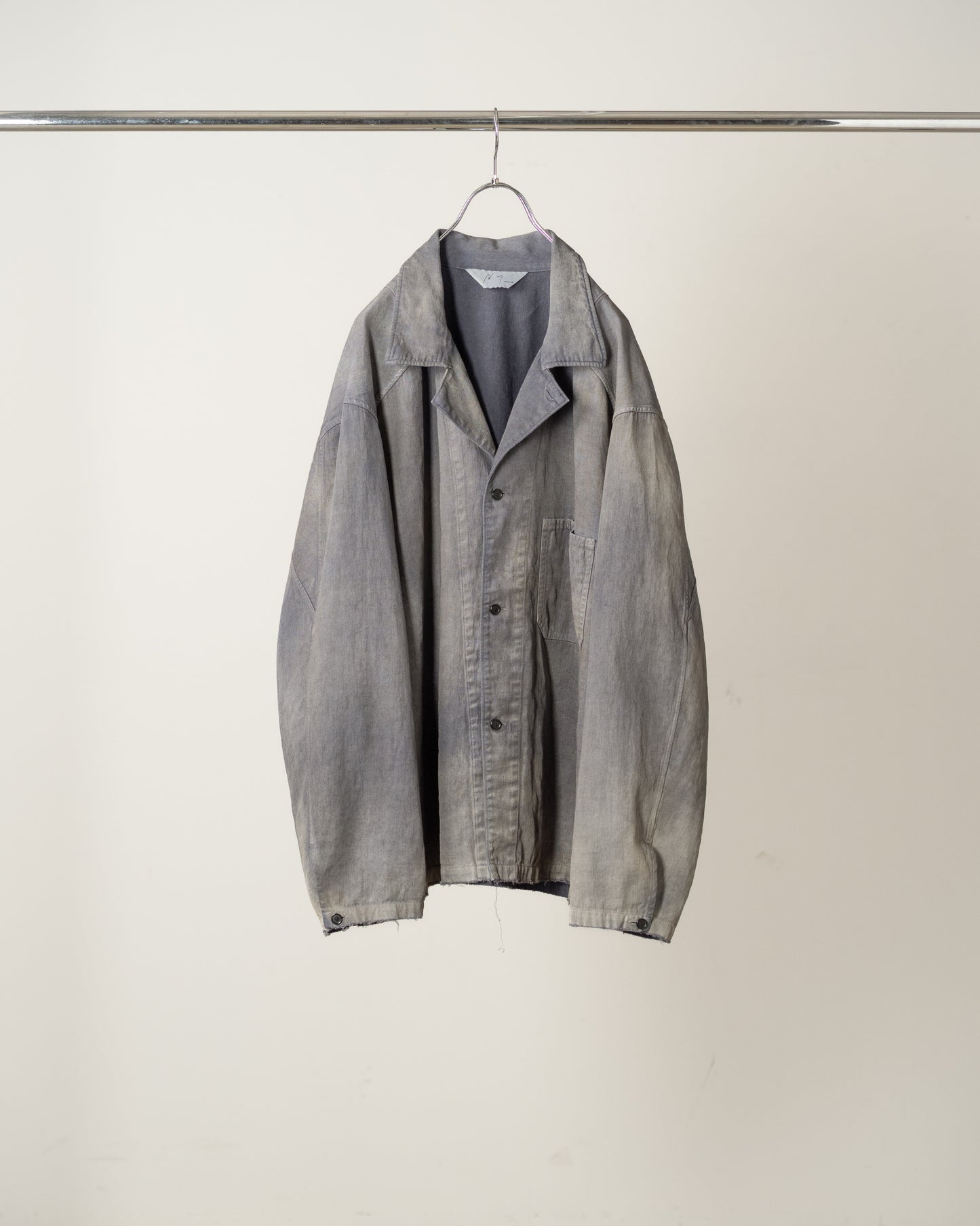 FADED L/C WORK SHIRT(F. BLUE)