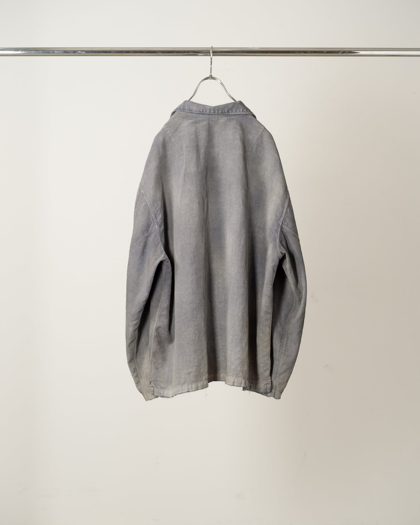 FADED L/C WORK SHIRT(F. BLUE)