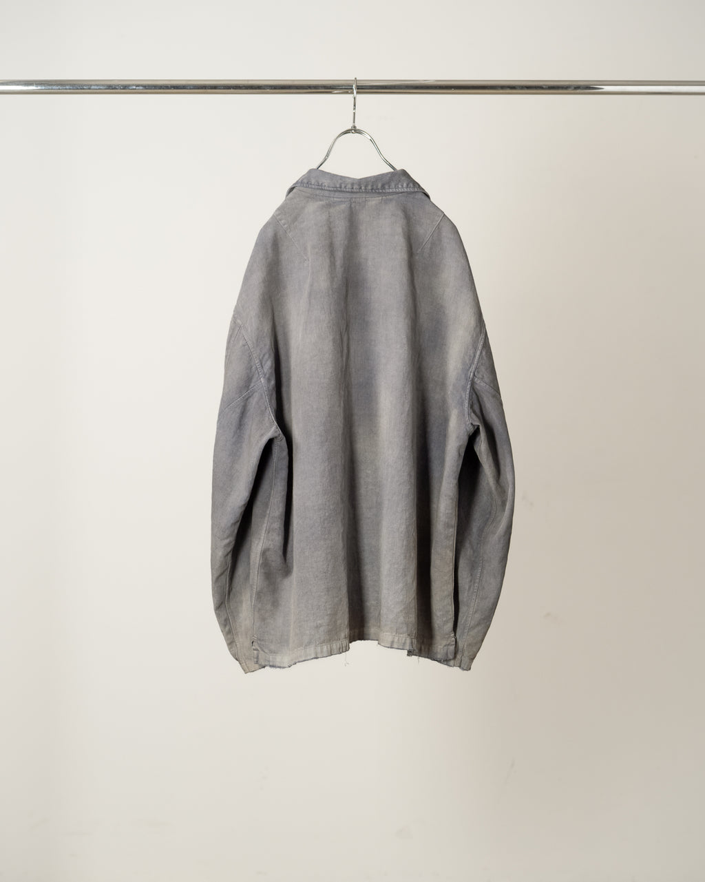 FADED L/C WORK SHIRT(F. BLUE)