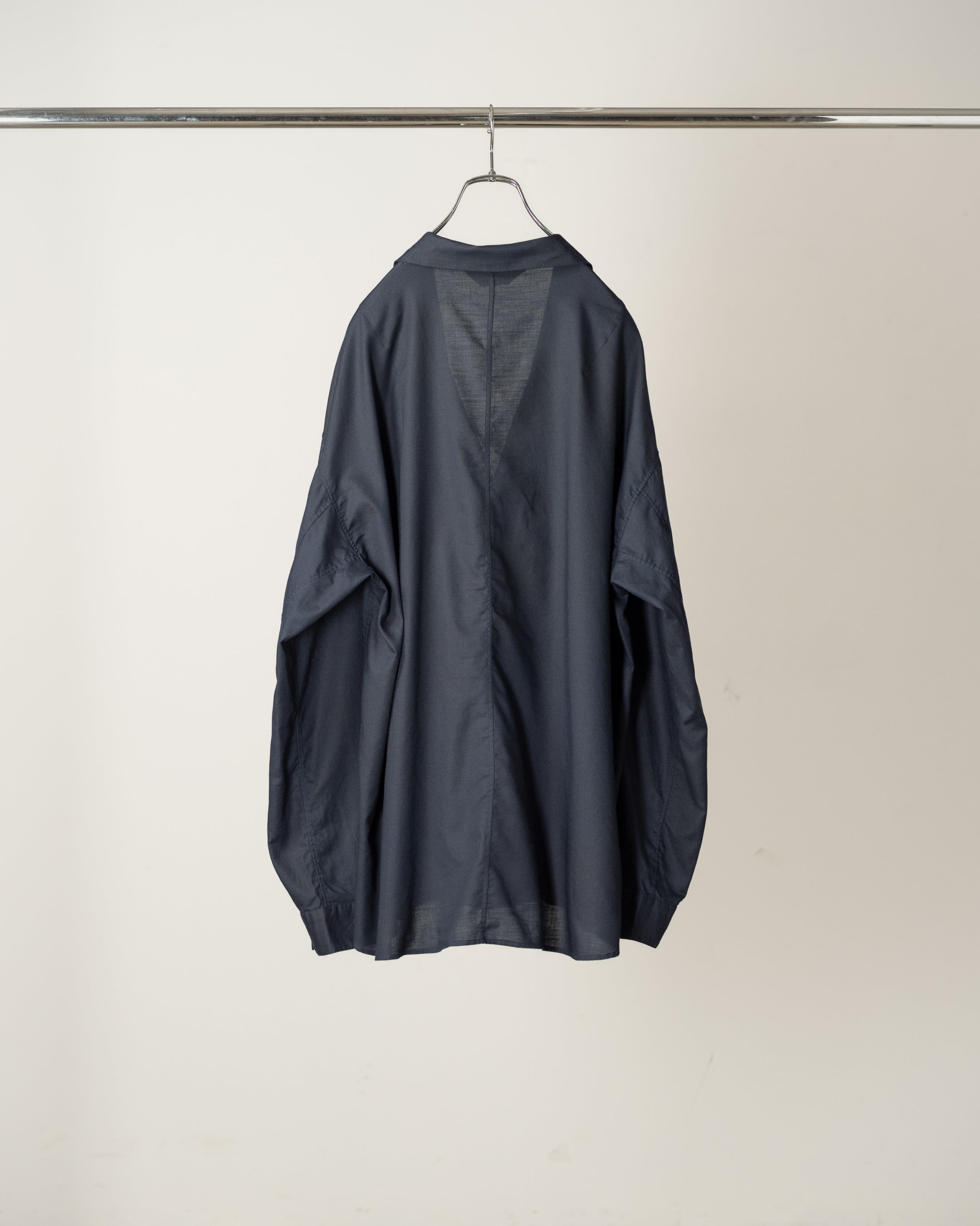 C/S TAILORED SHIRT(NAVY) – ANCELLM