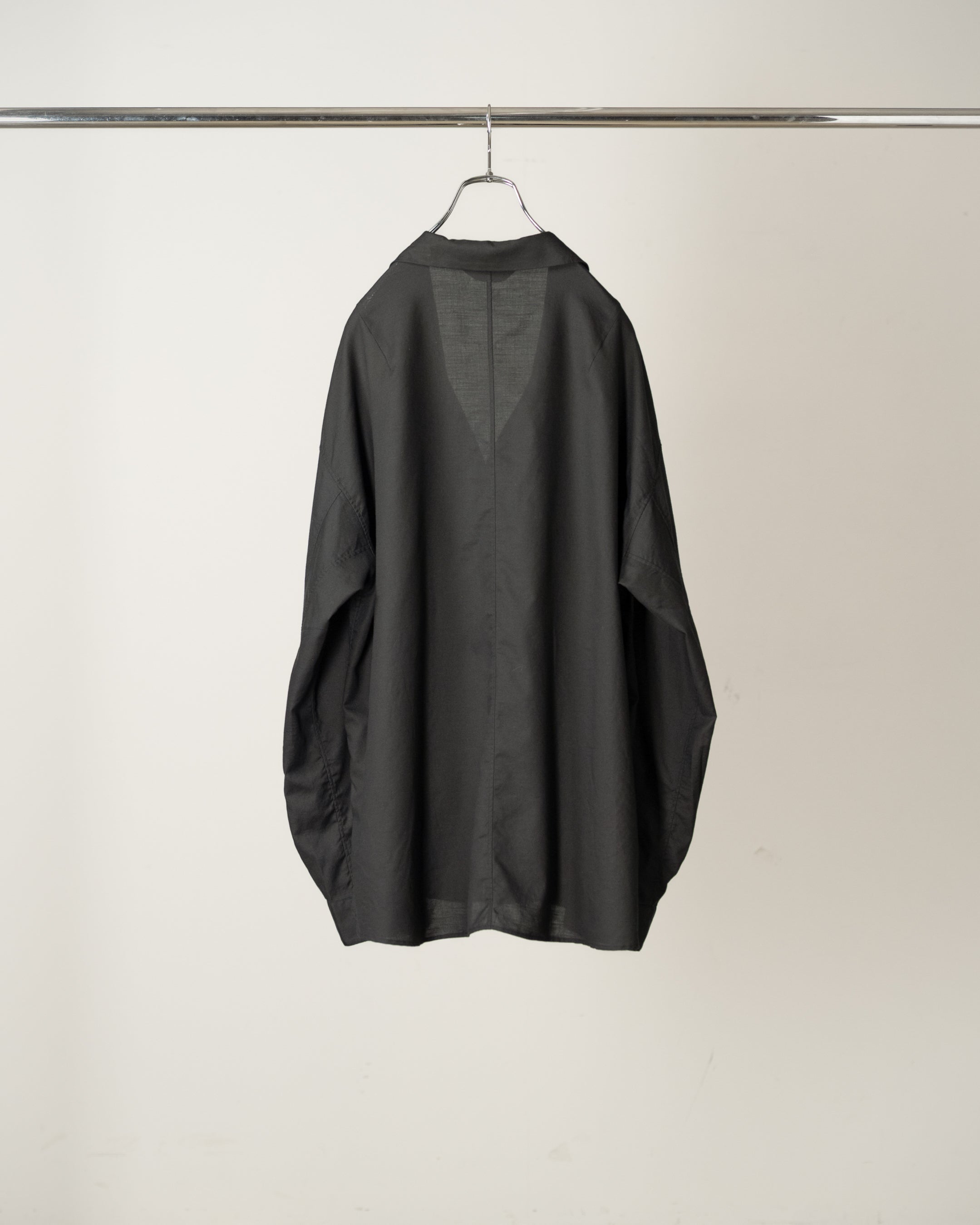 C/S TAILORED SHIRT(BLACK) – ANCELLM
