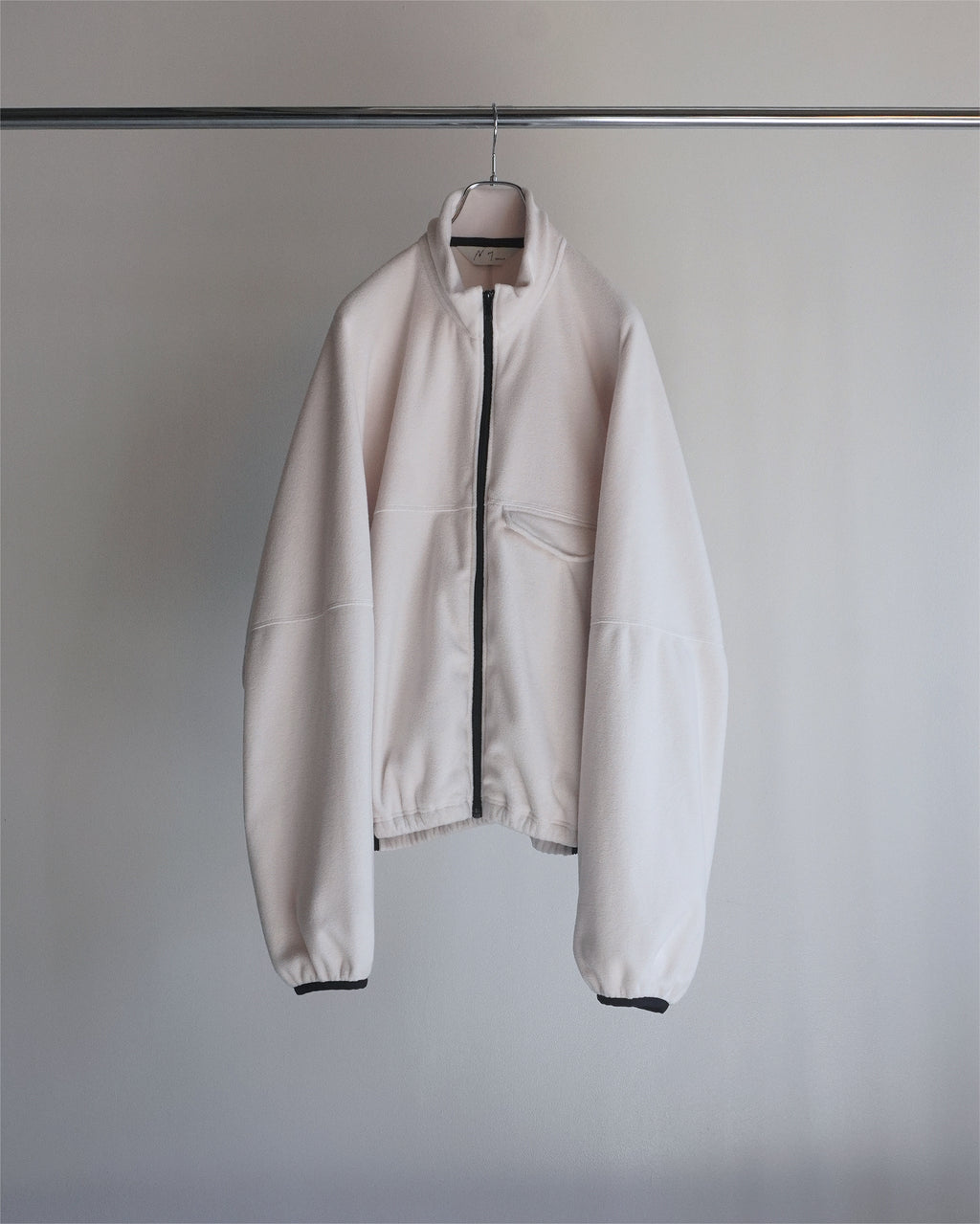 FLEECE SWITCHING JACKET(WHITE)