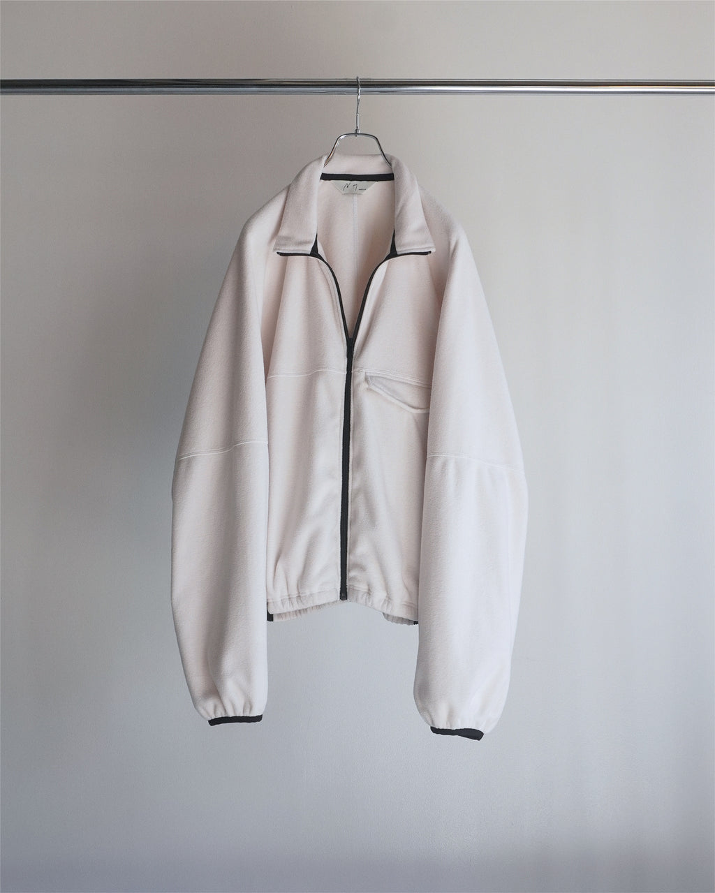 FLEECE SWITCHING JACKET(WHITE)