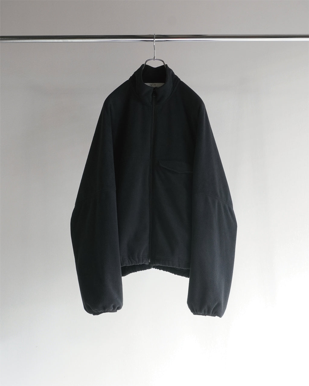 FLEECE SWITCHING JACKET(BLACK)