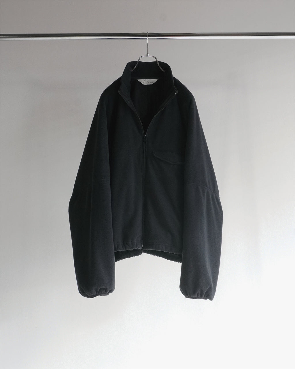 FLEECE SWITCHING JACKET(BLACK)