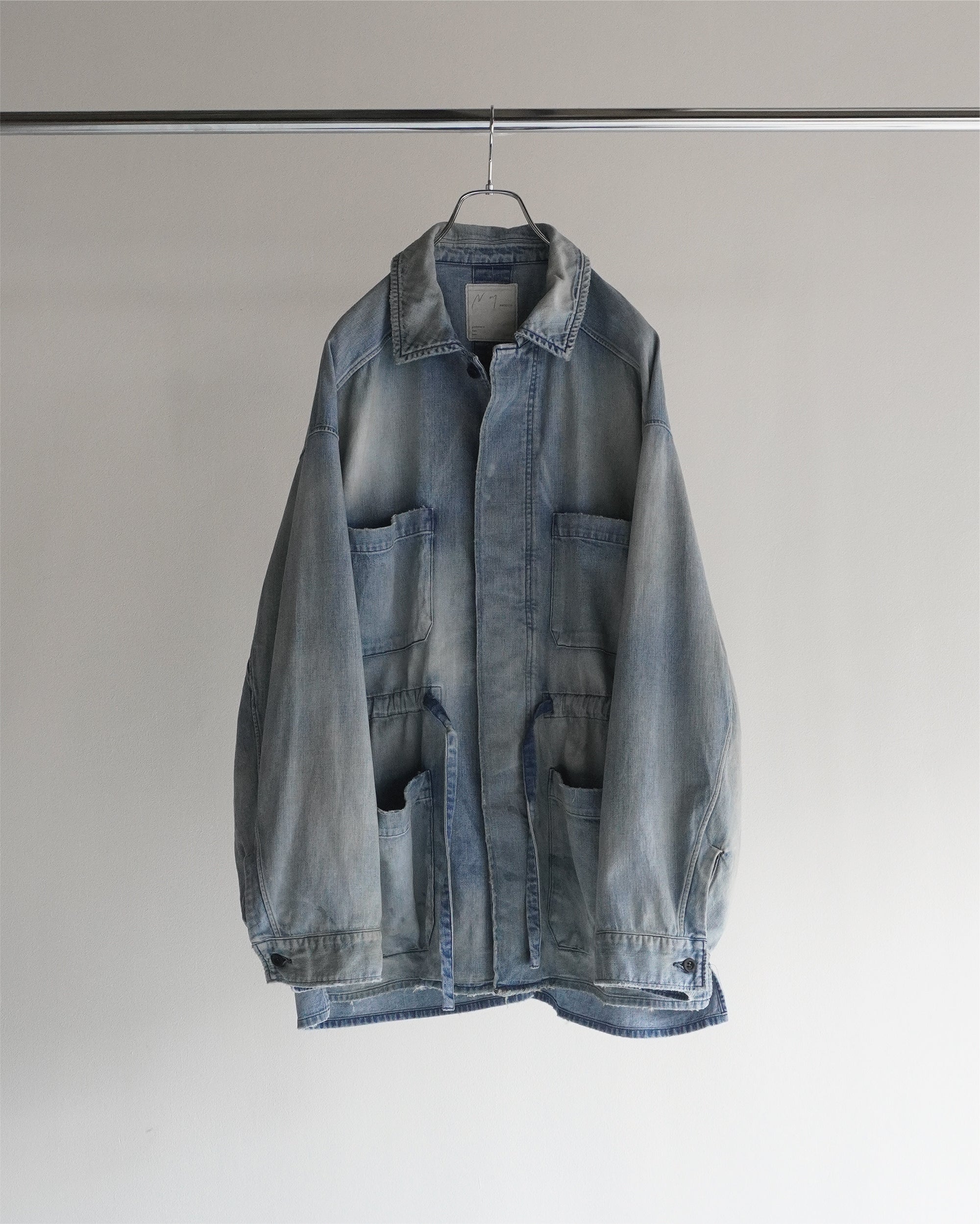 AGING DENIM SHIRT JACKET(INDIGO) – ANCELLM