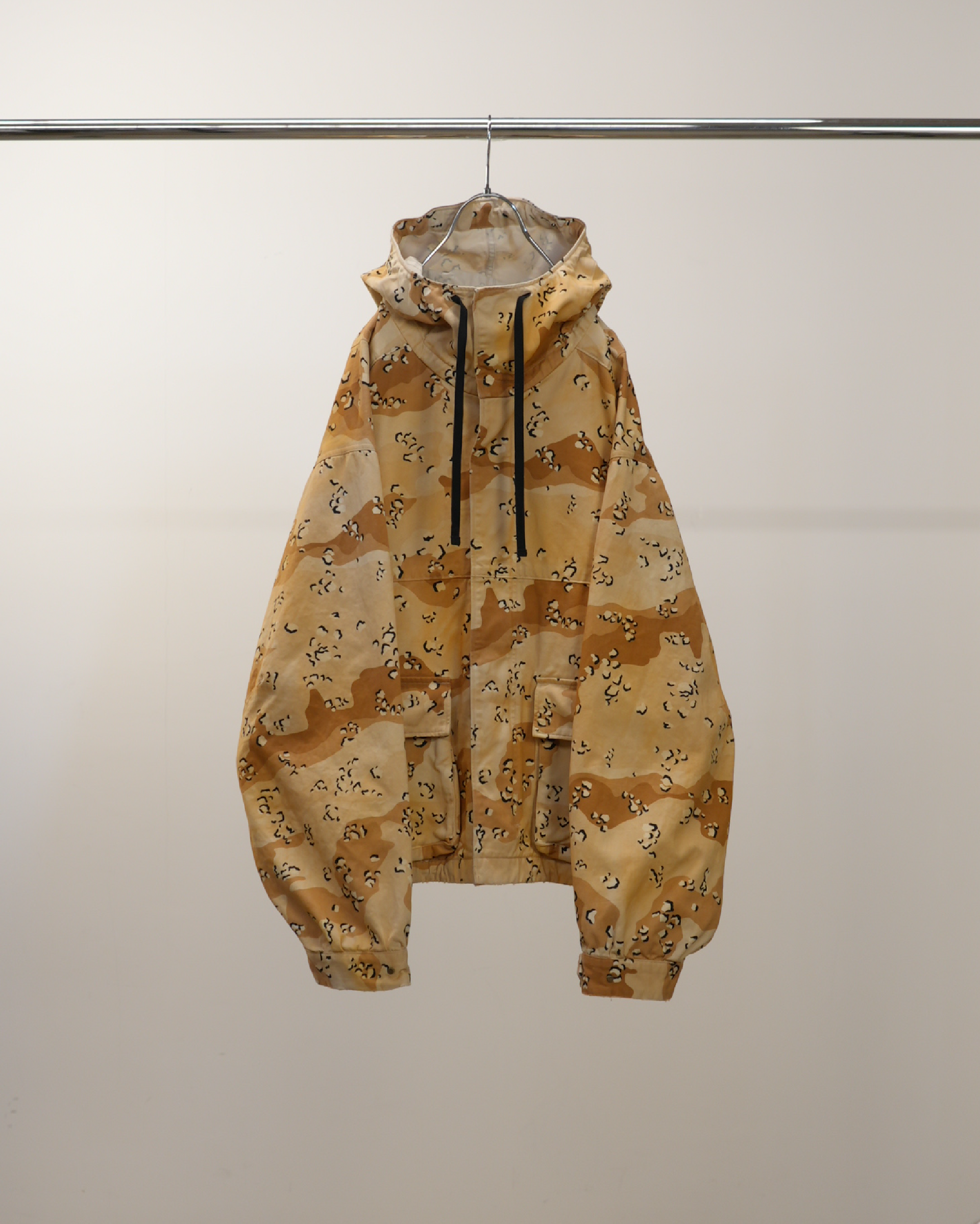 CAMO ZIPUP HOODIE(CHOCOLATE CHIP) – ANCELLM