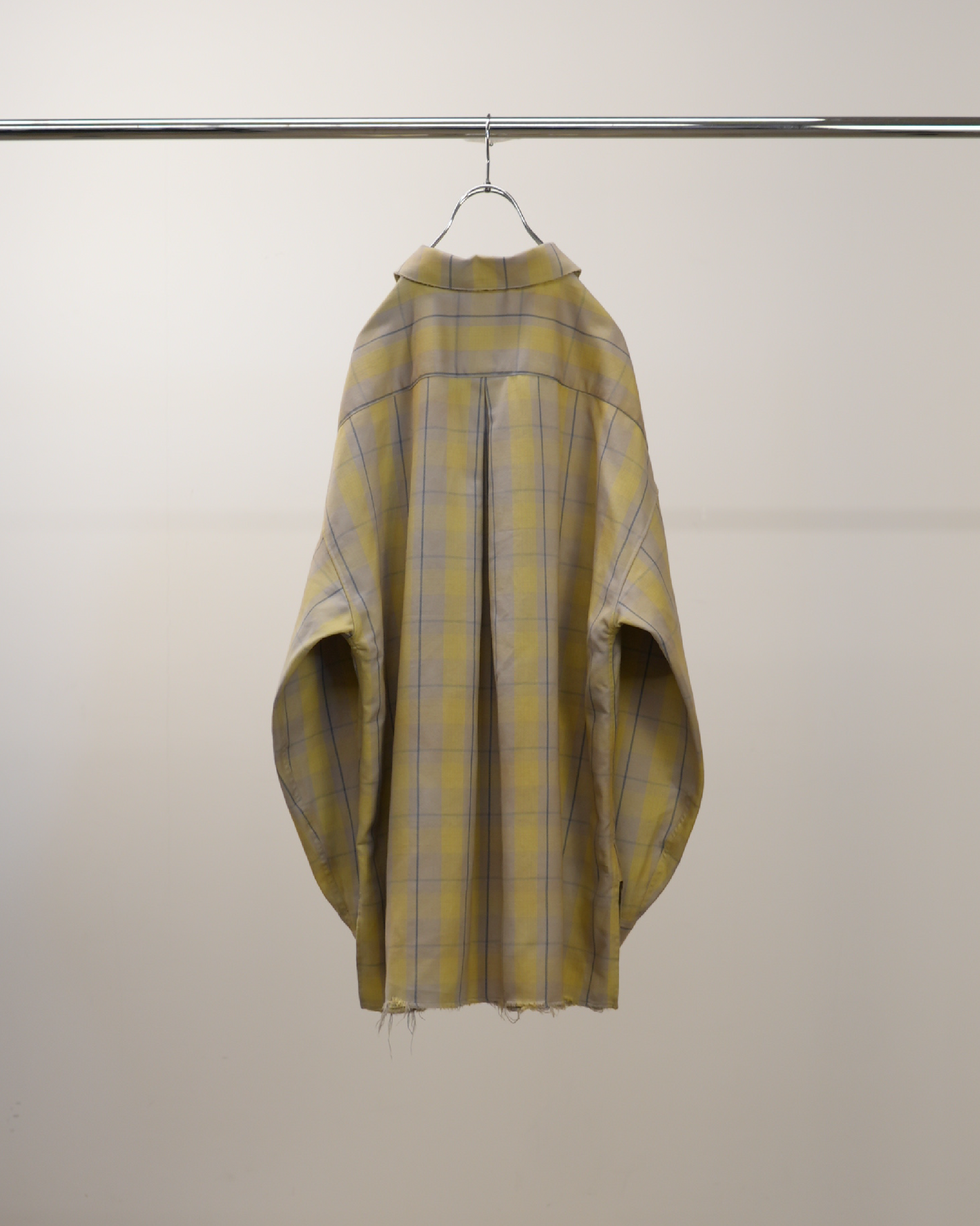 C/R CHECK SHIRT(YELLOW）