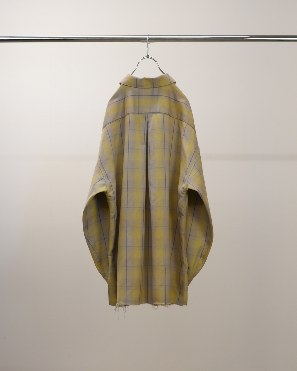 C/R CHECK SHIRT(YELLOW）