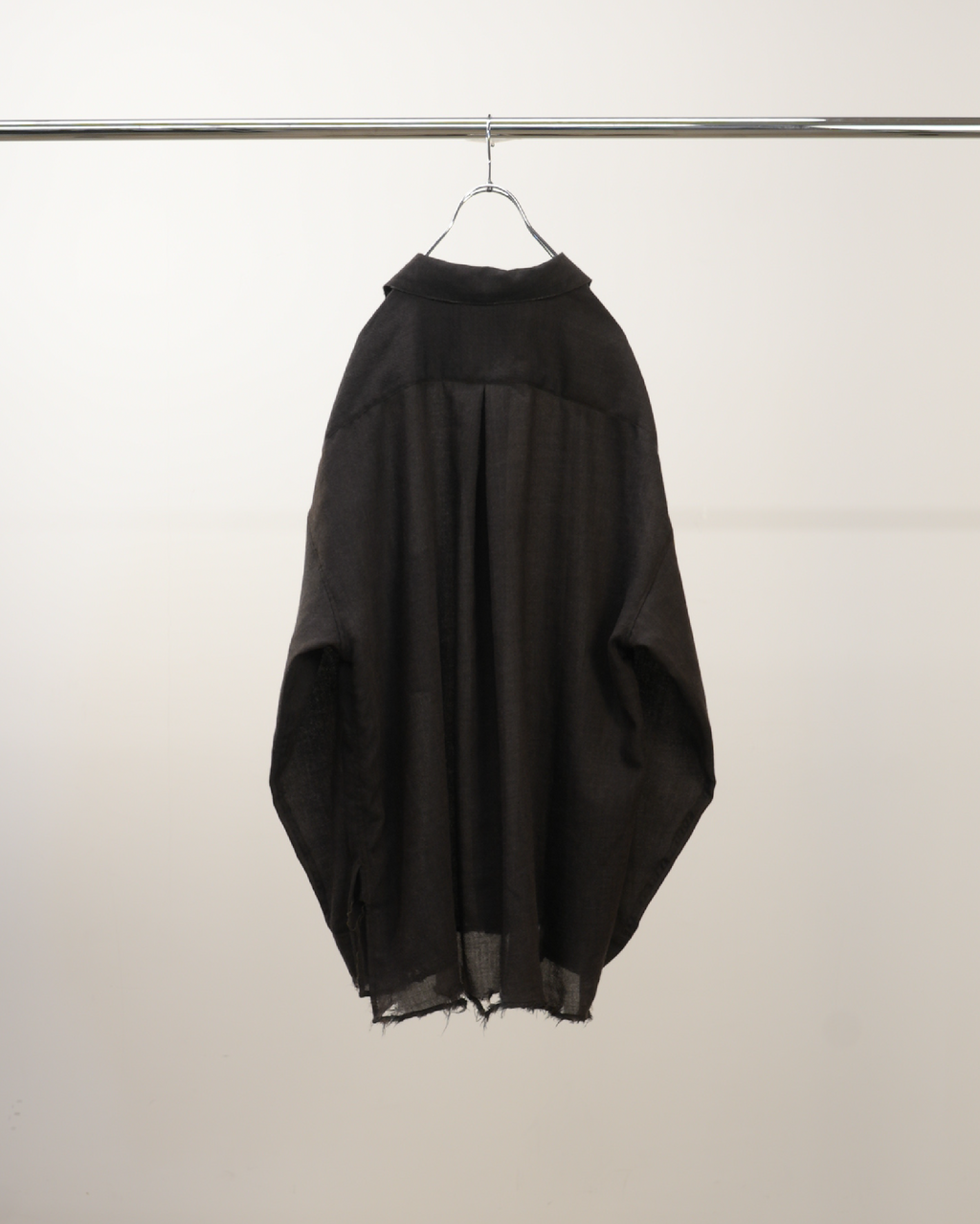 WOOL KERSEY SHIRT(BROWN) – ANCELLM