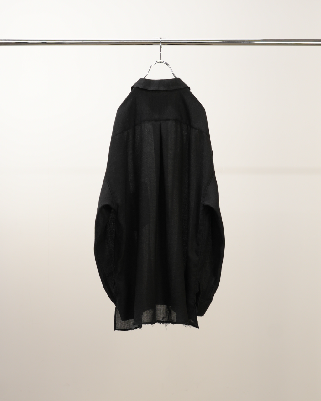 WOOL KERSEY SHIRT(BLACK)