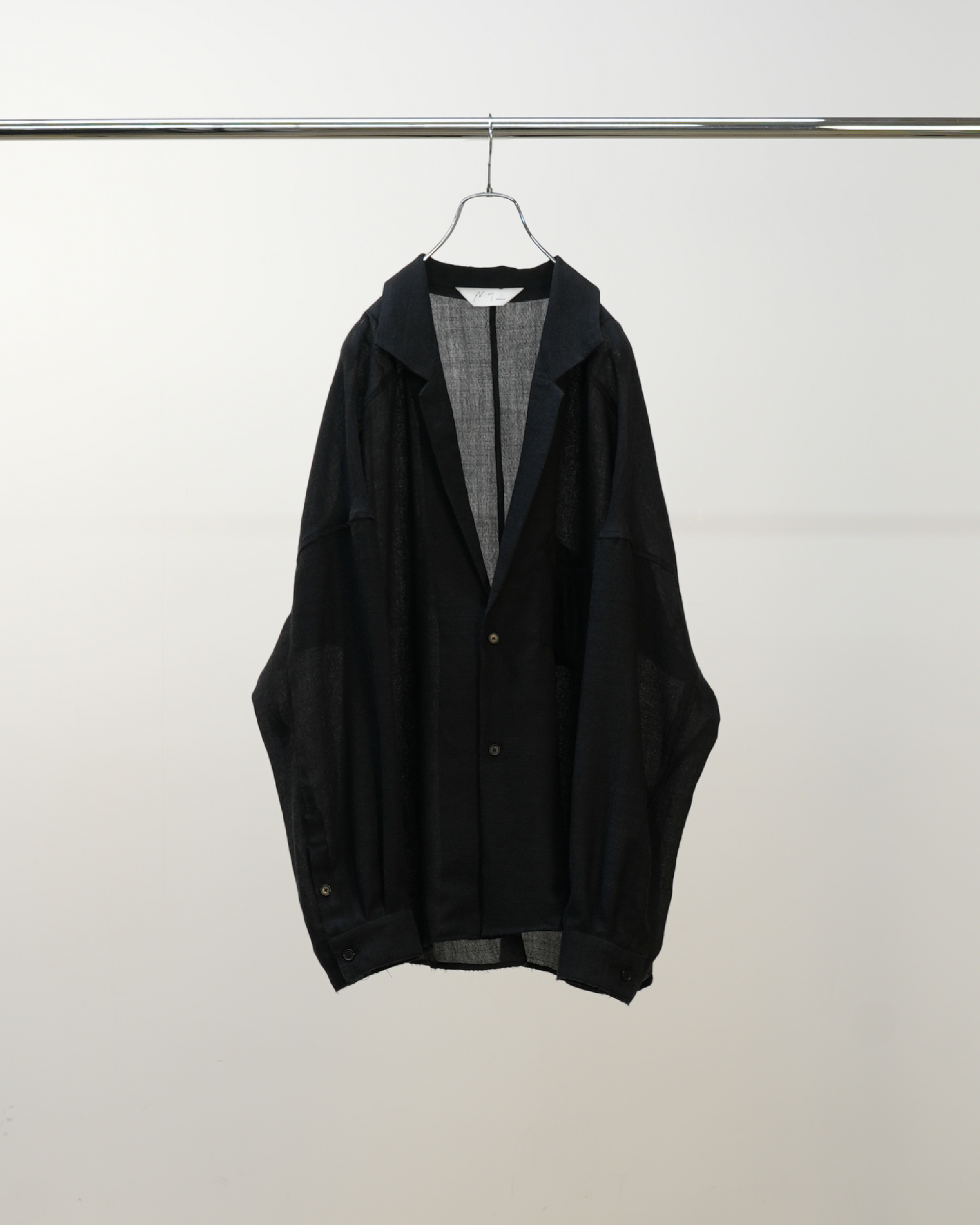 ANCELLM アンセルム WOOL KERSEY TAILORED SHIRT ANC-SH73-B-3_3eb8822b-d1bc-