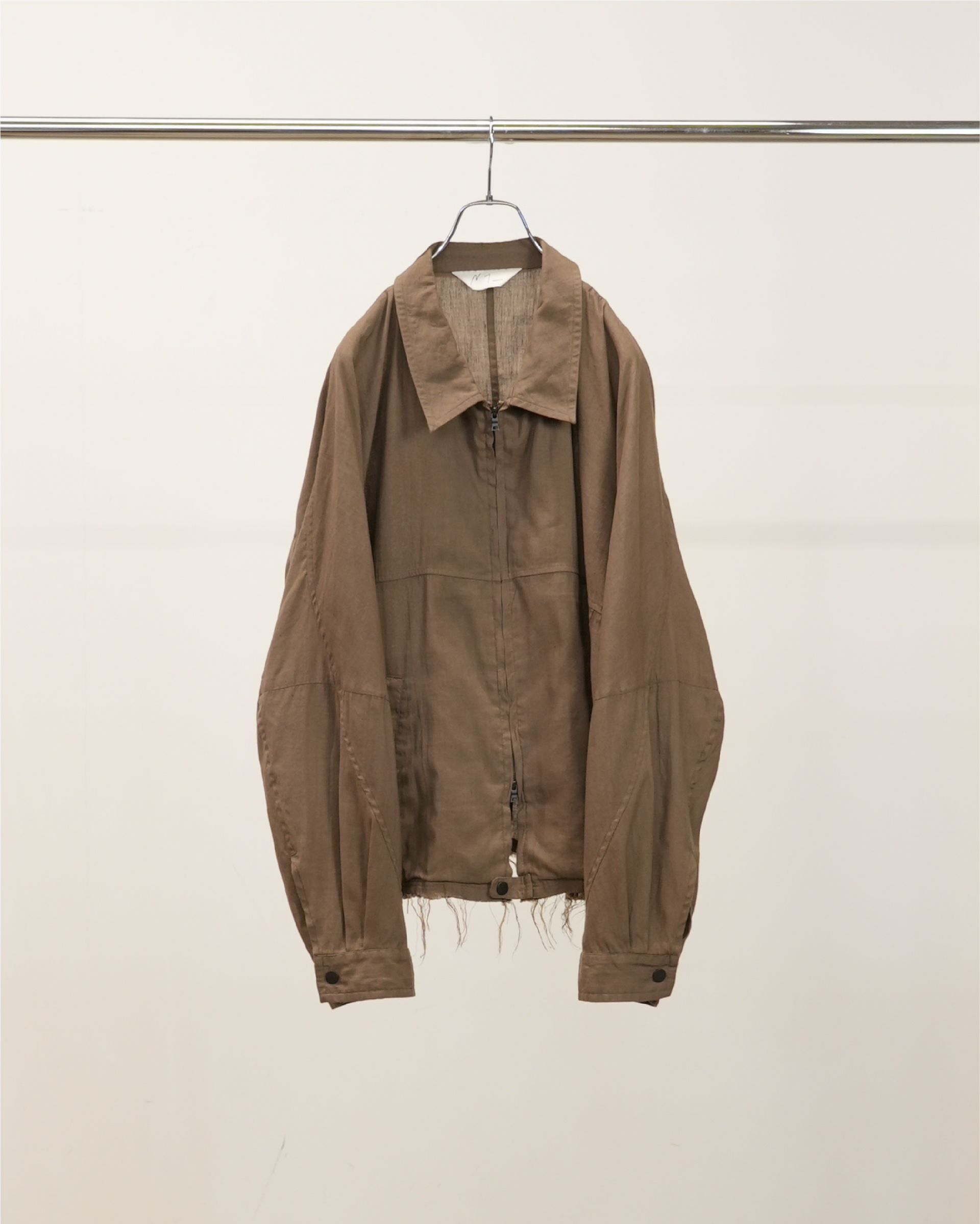 L/N ZIPUP SHIRT JACKET(BROWN) – ANCELLM L/N ZIPUP SHIRT JACKET(BROWN) – ANCELLM