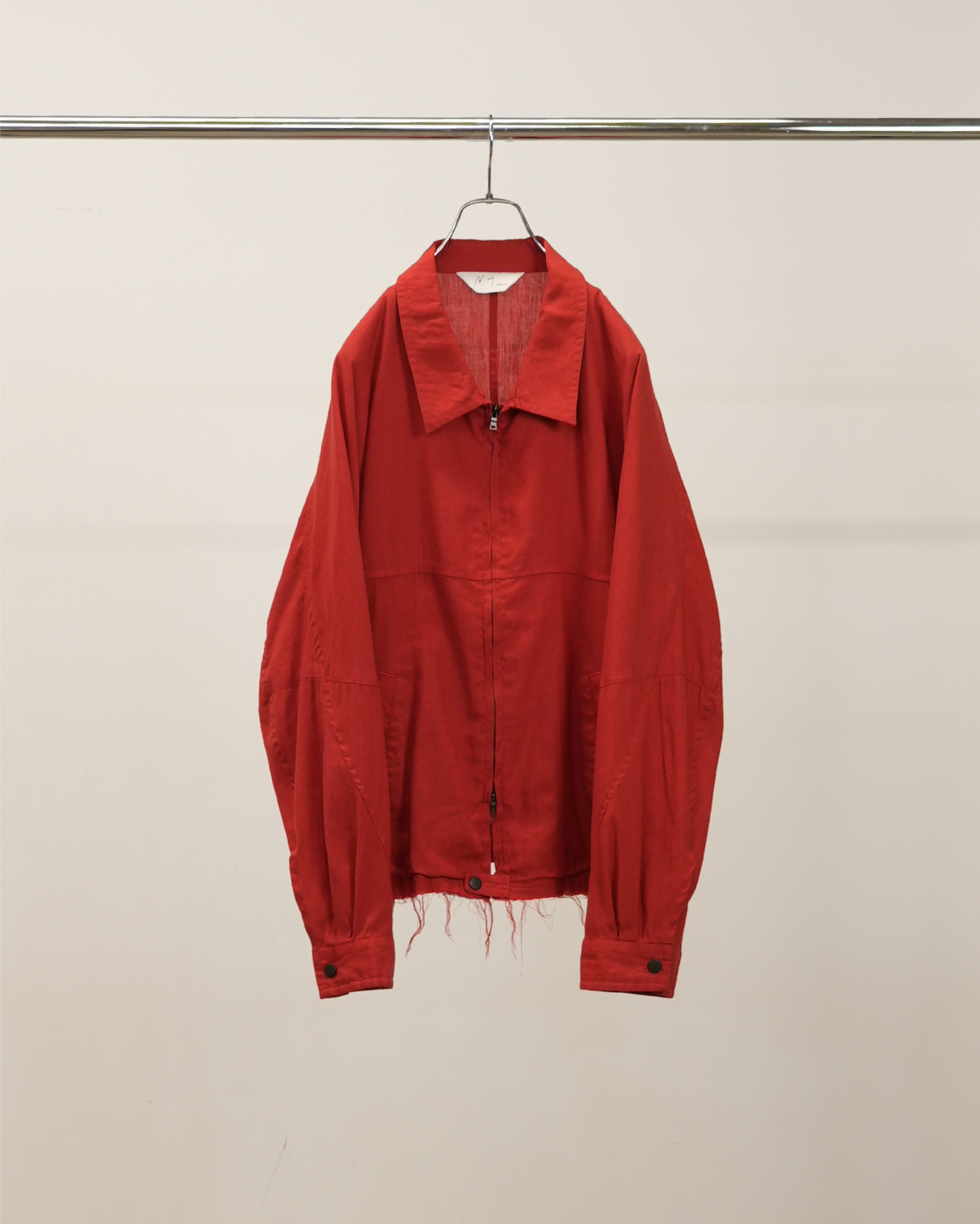 L/N ZIPUP SHIRT JACKET(RED) – ANCELLM