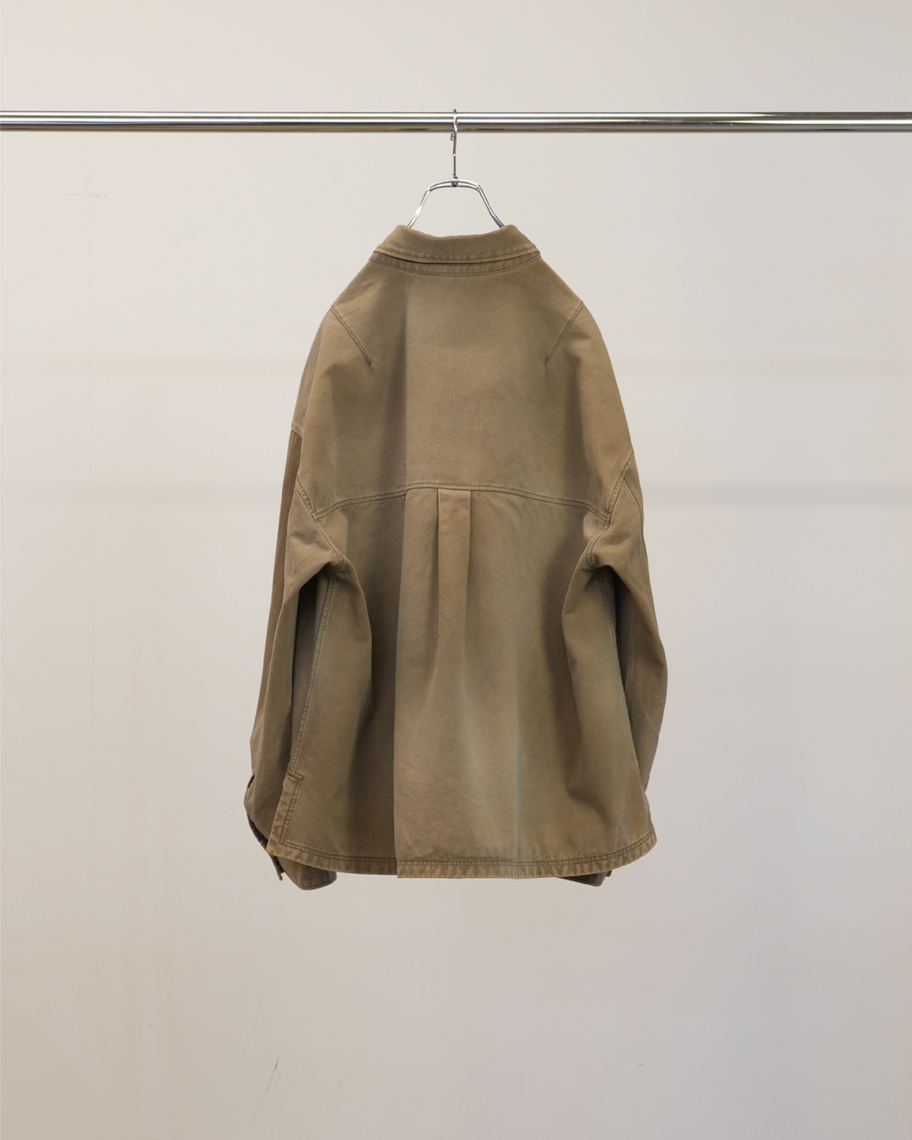 CHINO SHIRT JACKET(BEIGE)