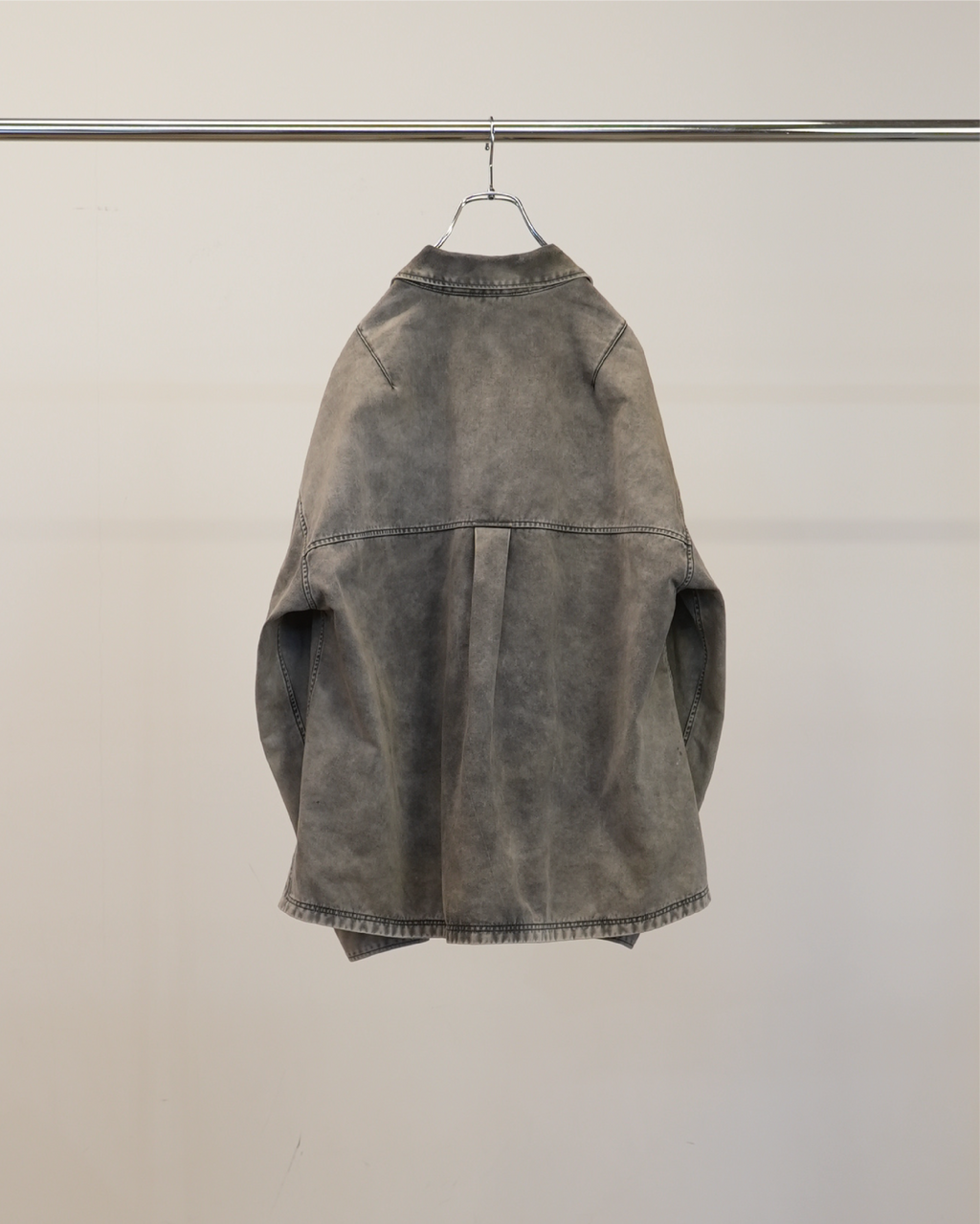 CHINO SHIRT JACKET(BLACK)