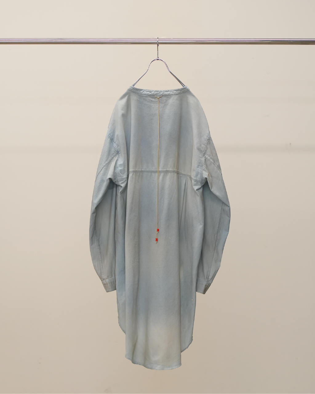 CHAMBRAY LONG SHIRT DRESS(INDIGO) – ANCELLM CHAMBRAY LONG SHIRT DRESS(INDIGO) – ANCELLM