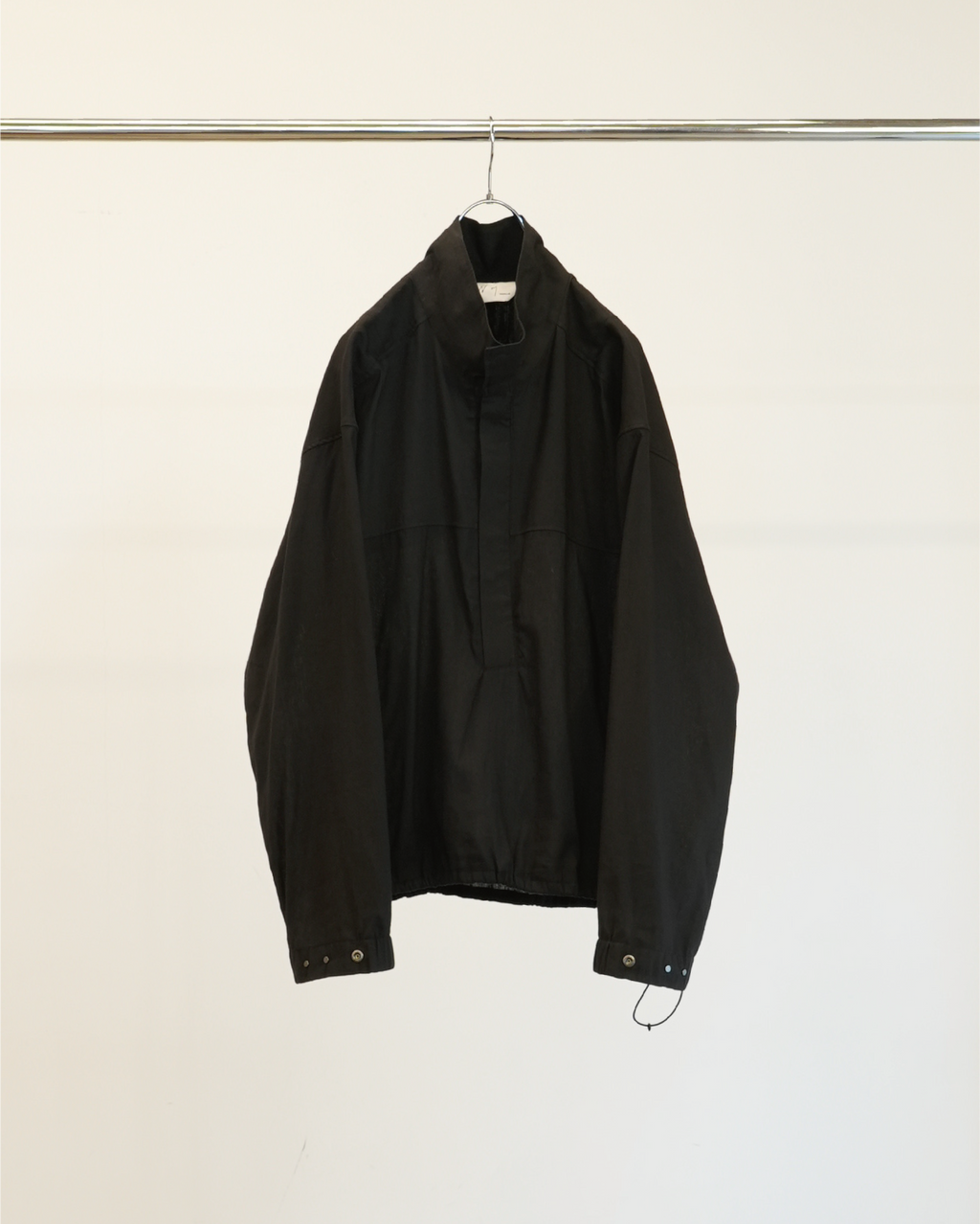 L/N PULLOVER SHIRT(BLACK) – ANCELLM L/N PULLOVER SHIRT(BLACK) – ANCELLM