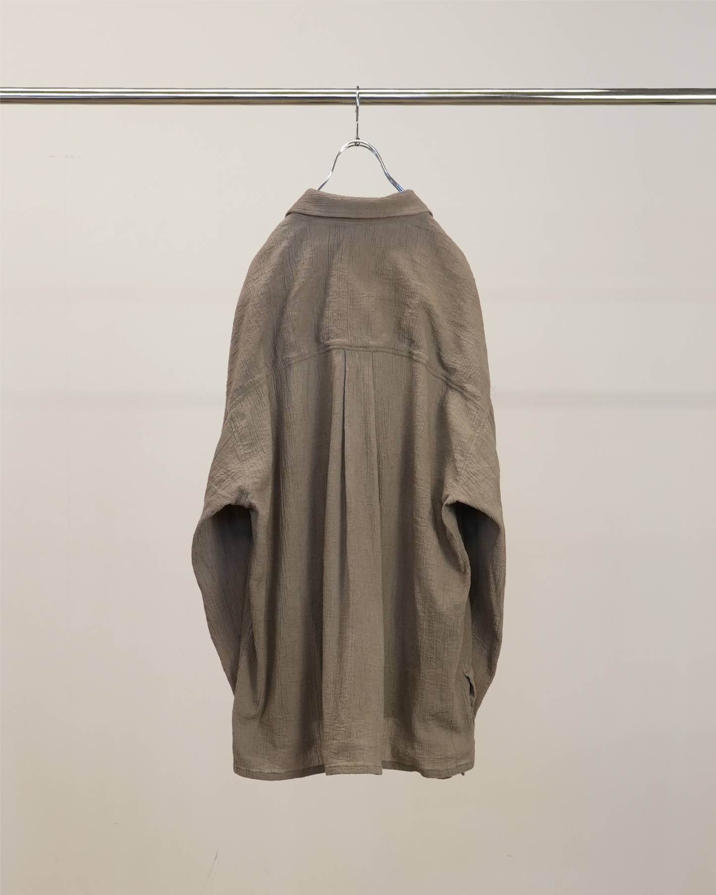 CREPE SHIRT JACKET(GREIGE)