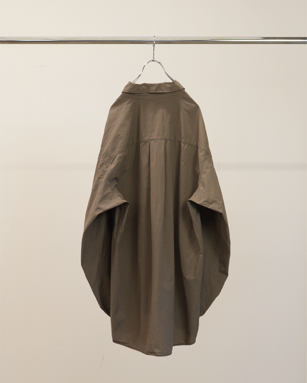 SHRINK OVER SHIRT(D.BROWN)