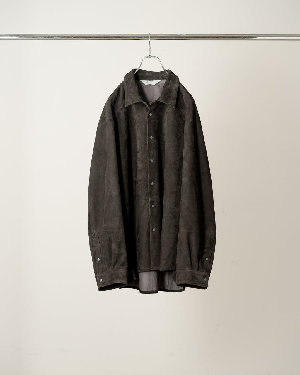 GEEP LEATHER OVER SHIRT(BLACK)