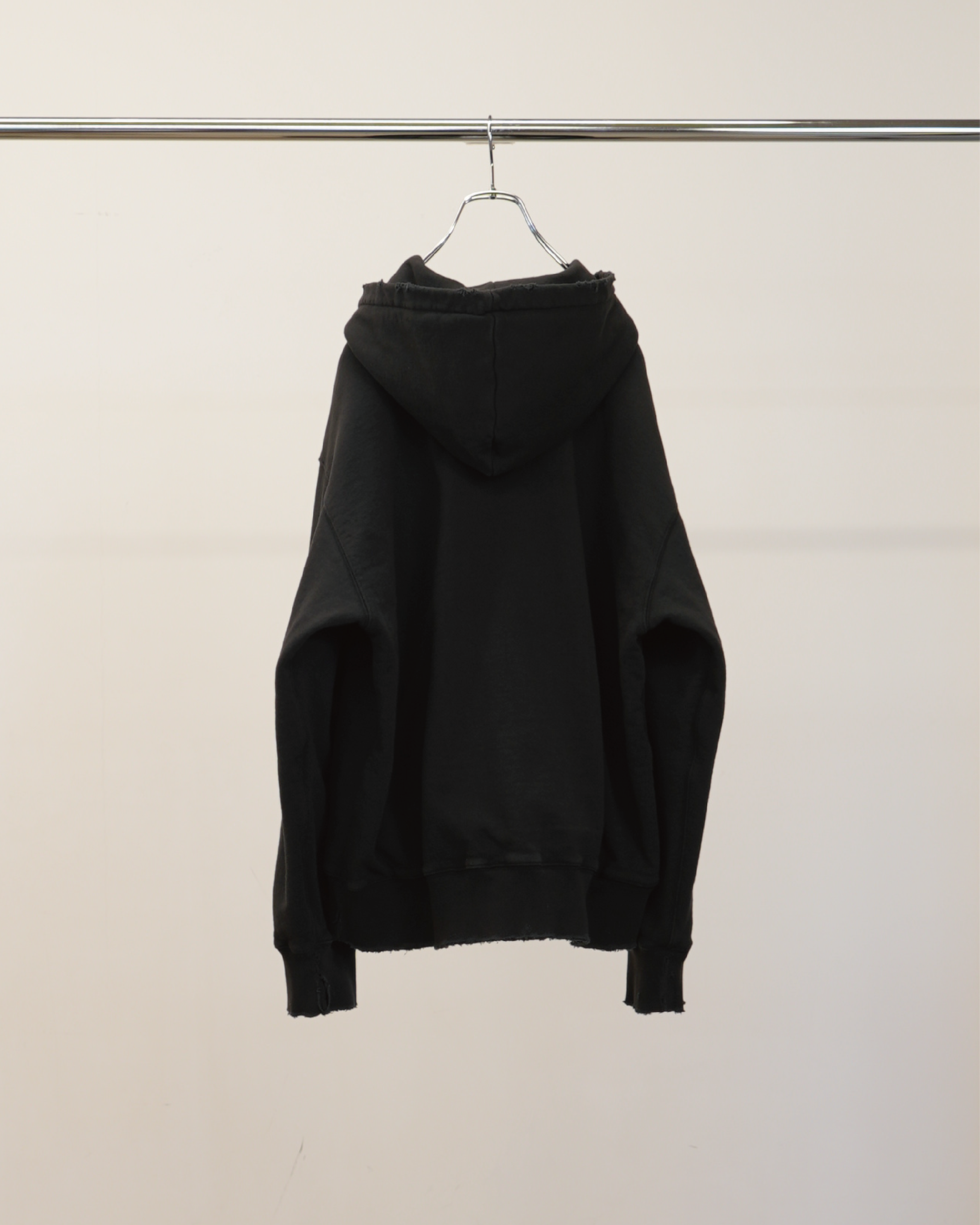 ancellm zip up hoodie 23aw 常田大希着用 色違い ZIP HOODIE(BLACK