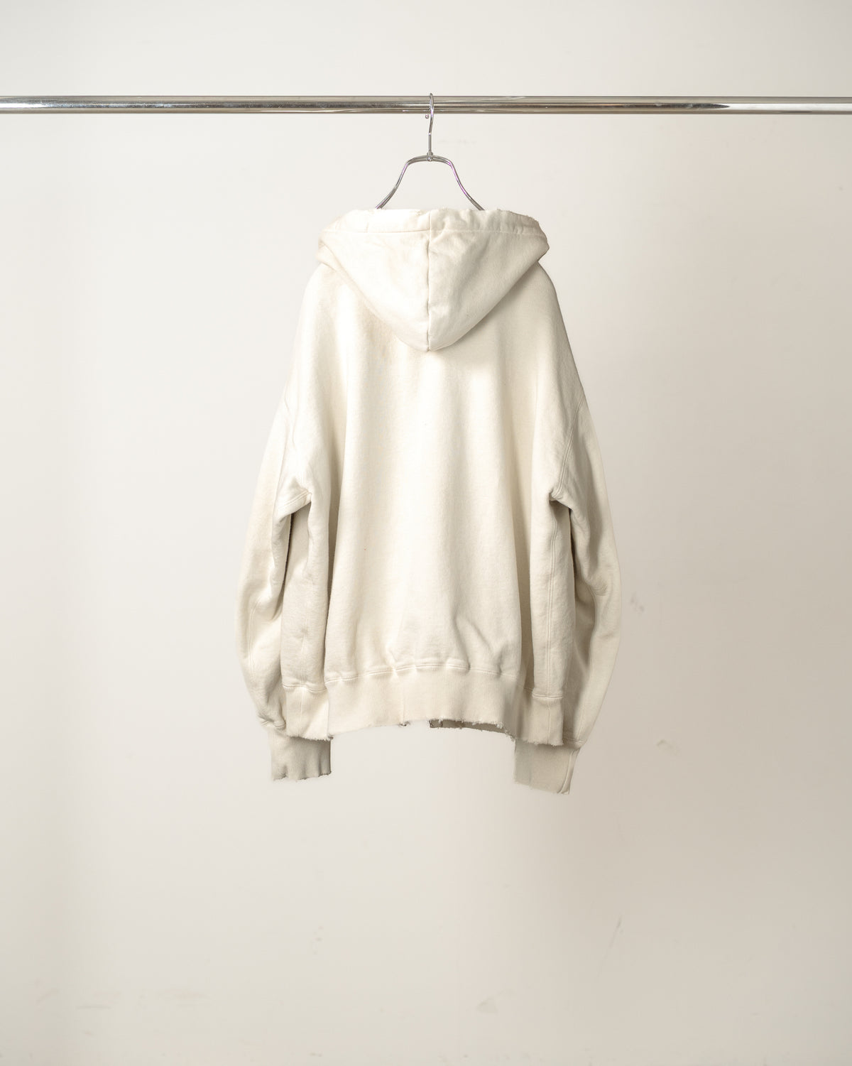 ZIP UP HOODIE(G.WHITE)