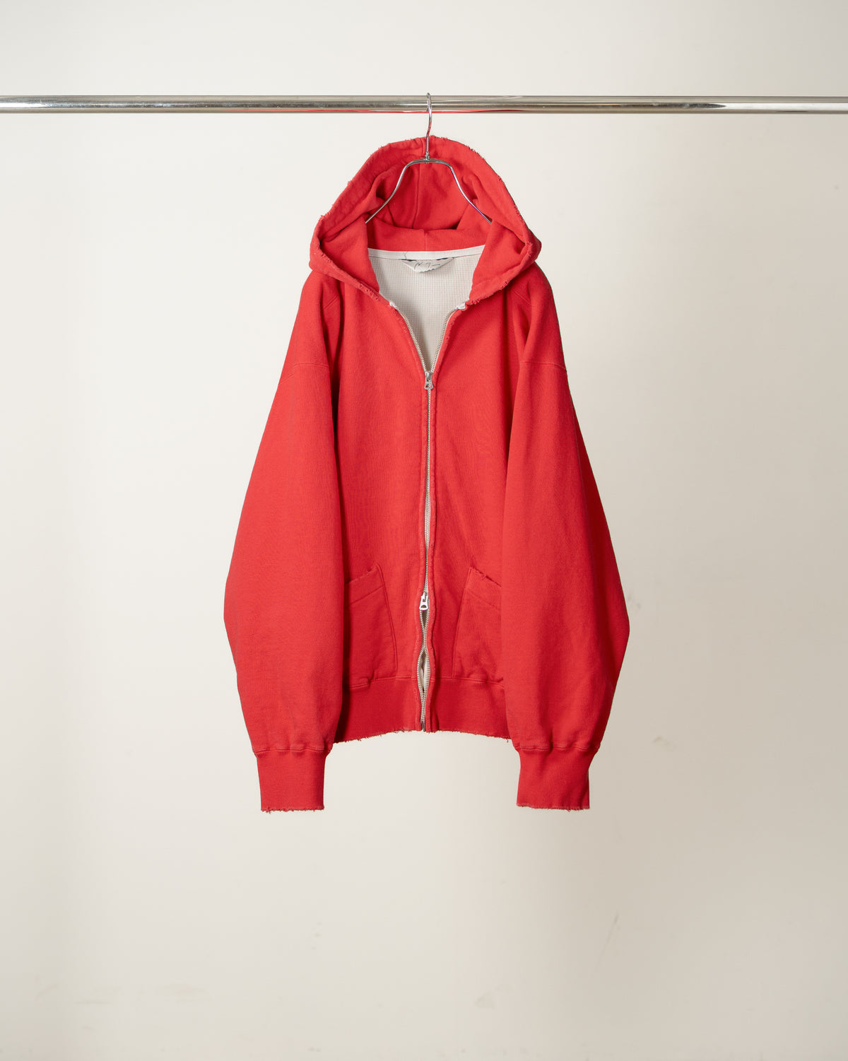 ZIP UP HOODIE(RED)