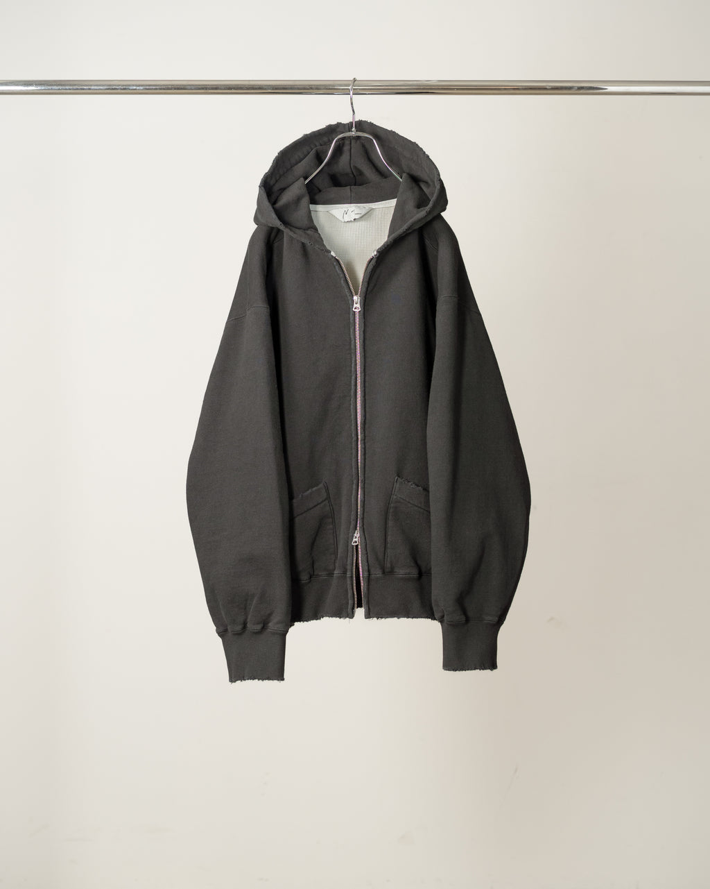 ZIP UP HOODIE(BLACK)