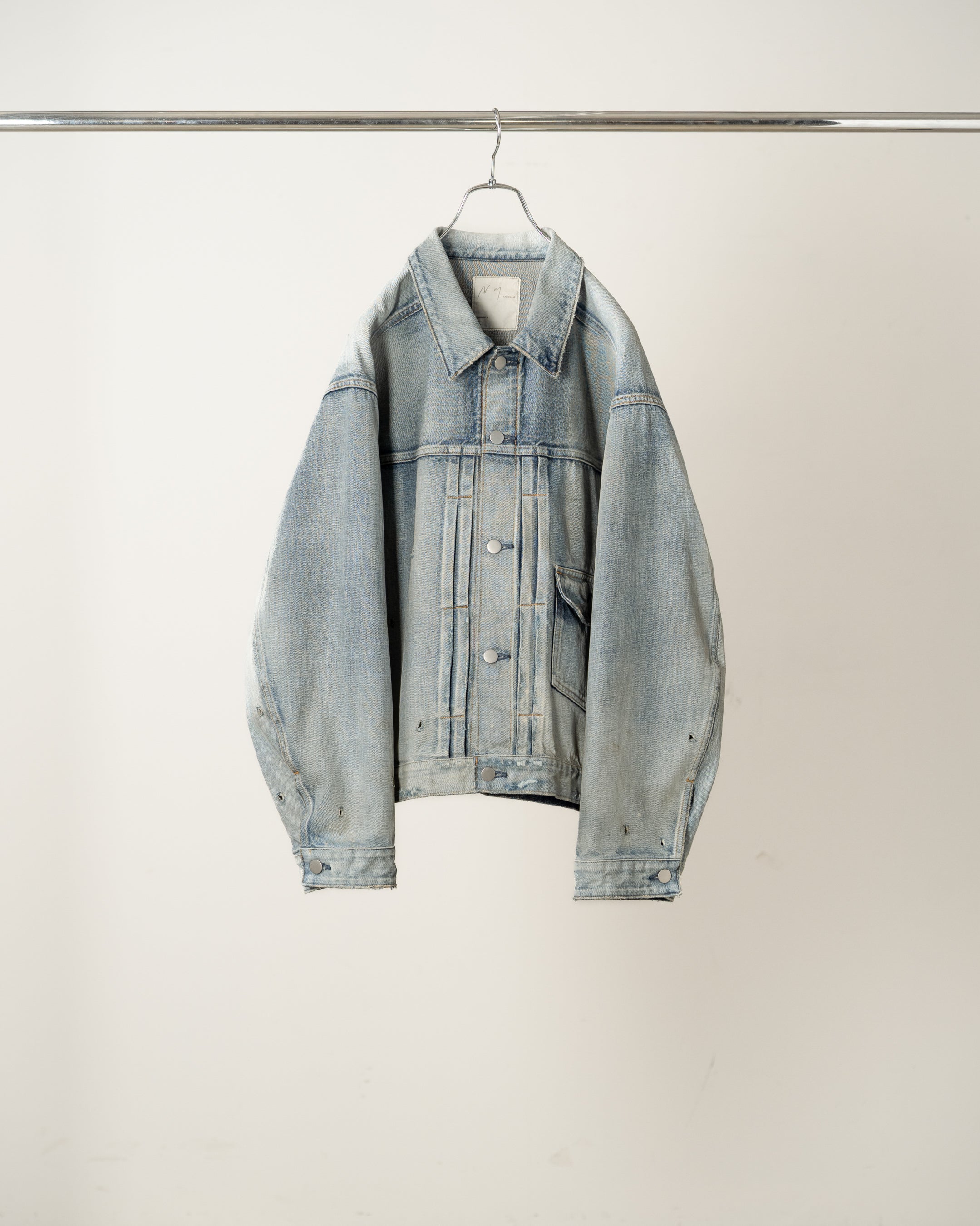 TYPE-1 AGING DENIM JACKET(L.INDIGO) – ANCELLM
