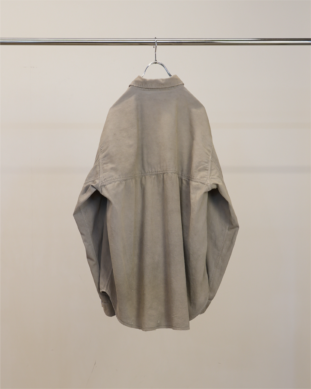 DENIM DRESS SHIRT(GRAY)