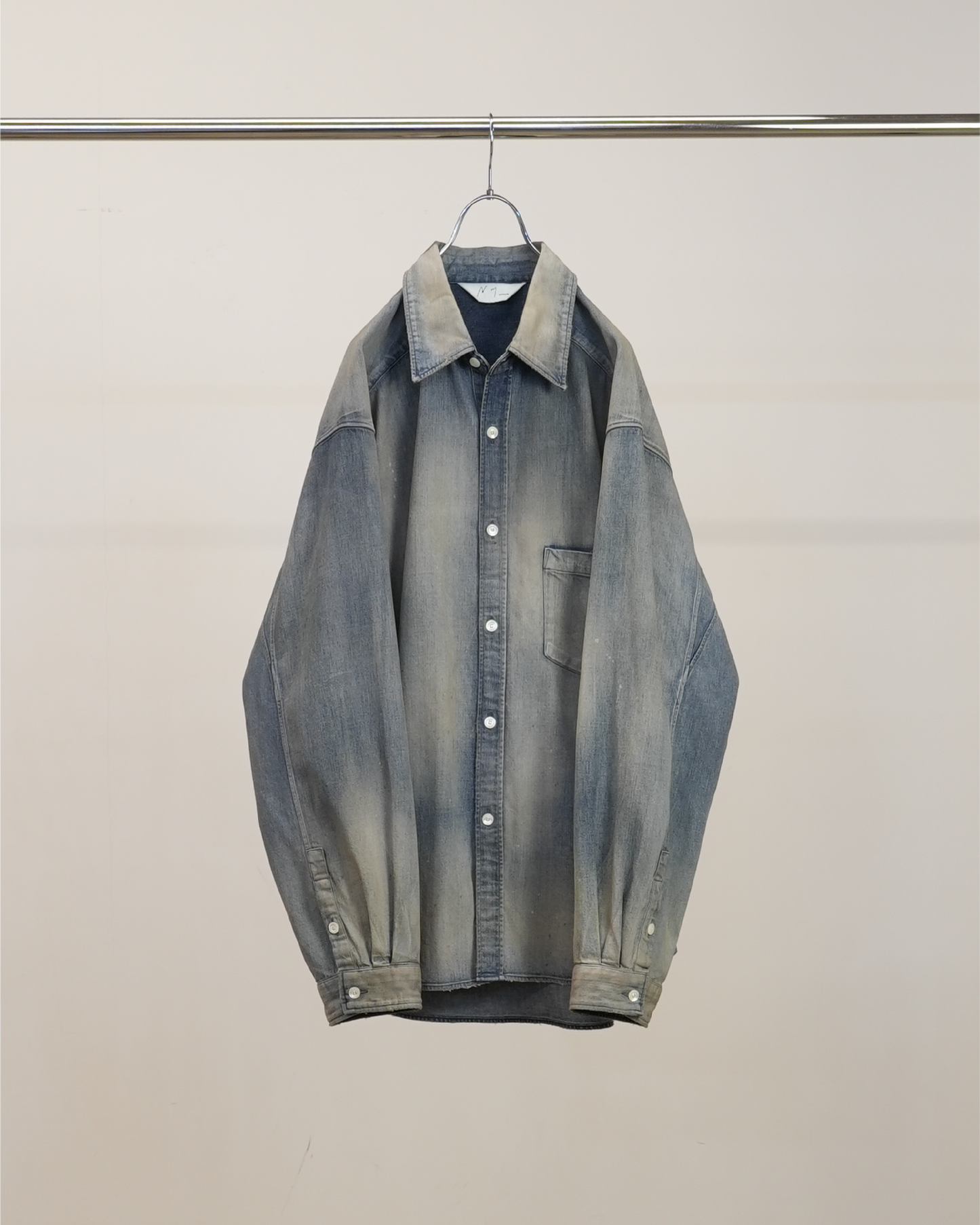DENIM DRESS SHIRT(INDIGO)