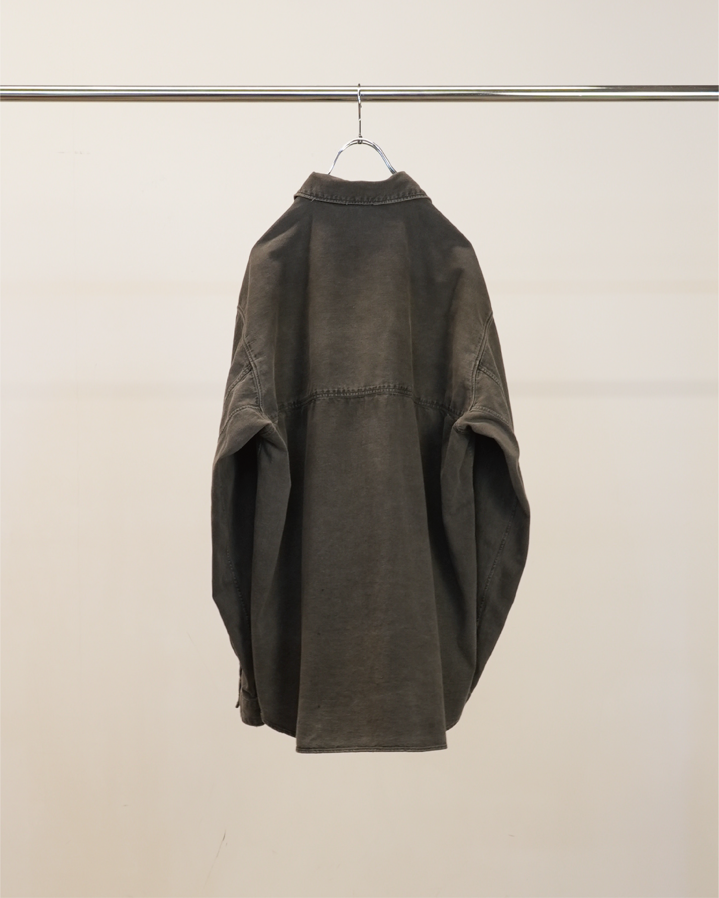 DENIM DRESS SHIRT(BLACK)