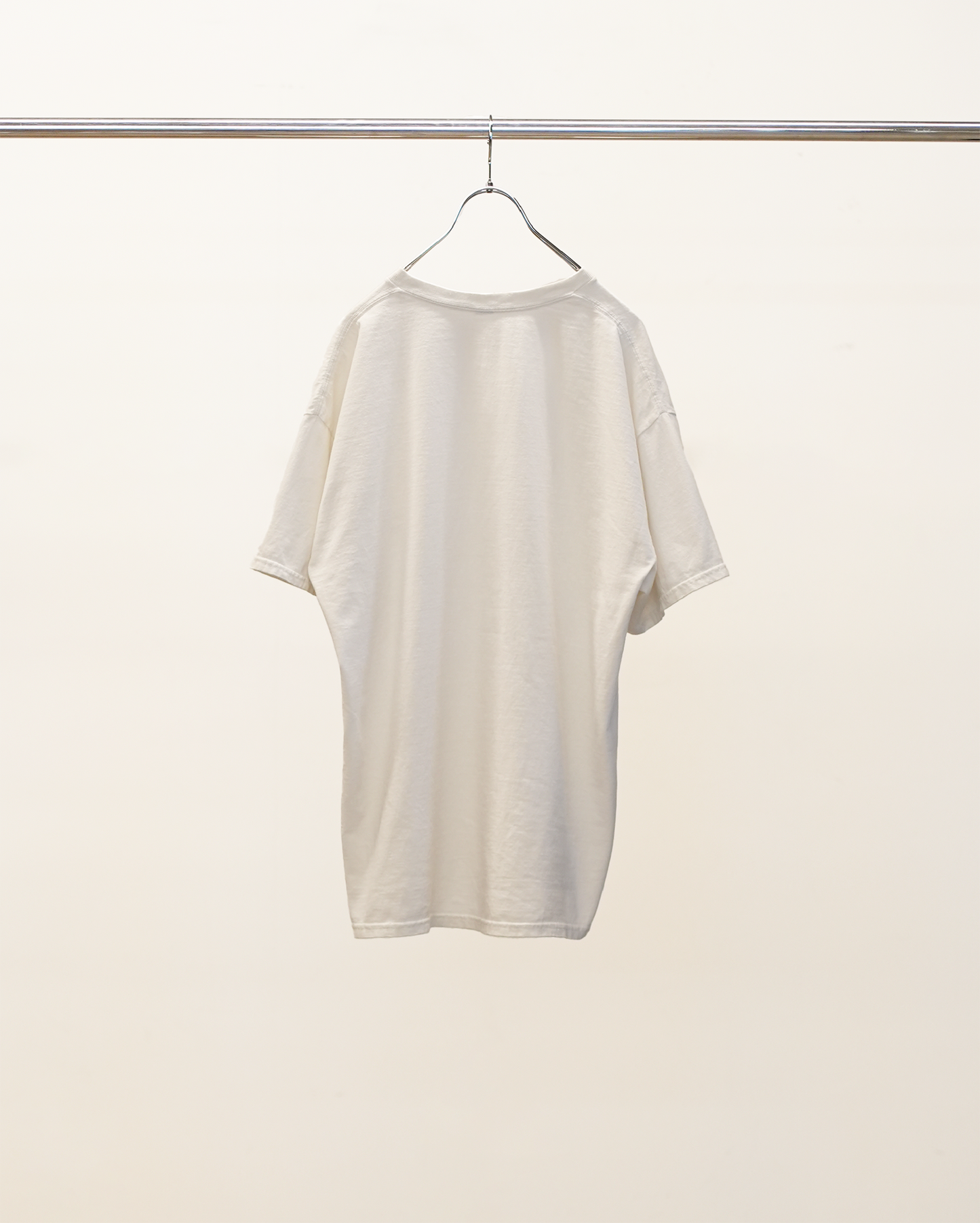 DYED EMBROIDERY T-SHIRT(WHITE)