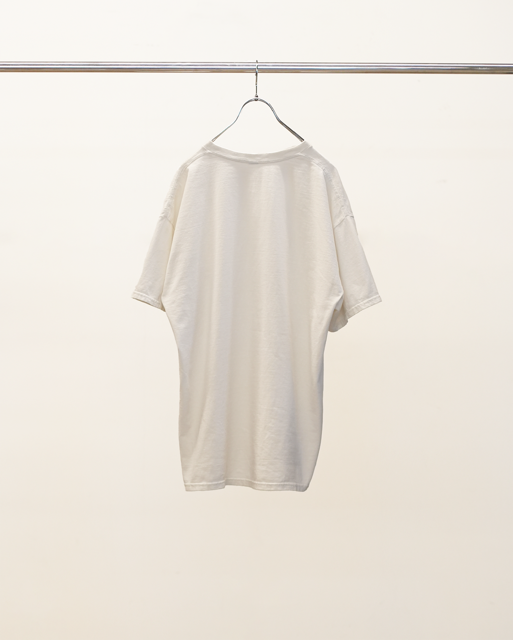 DYED EMBROIDERY T-SHIRT(WHITE)