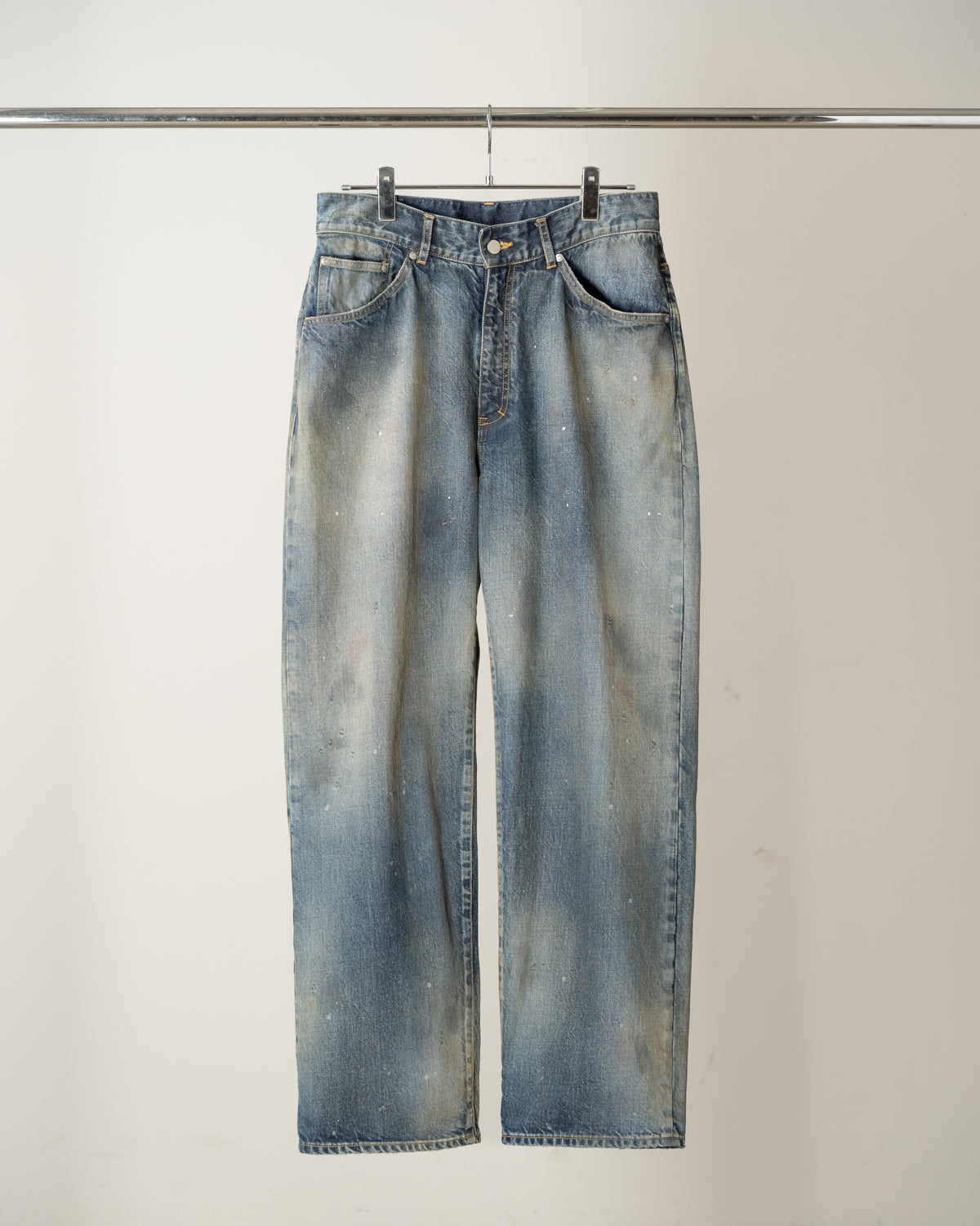 02 TAPERED 5P DENIM PANTS(INDIGO) – ANCELLM