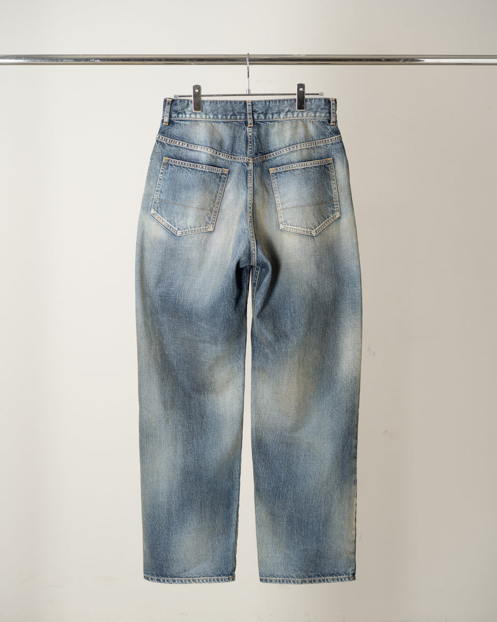 02 TAPERED 5P DENIM PANTS(INDIGO) – ANCELLM