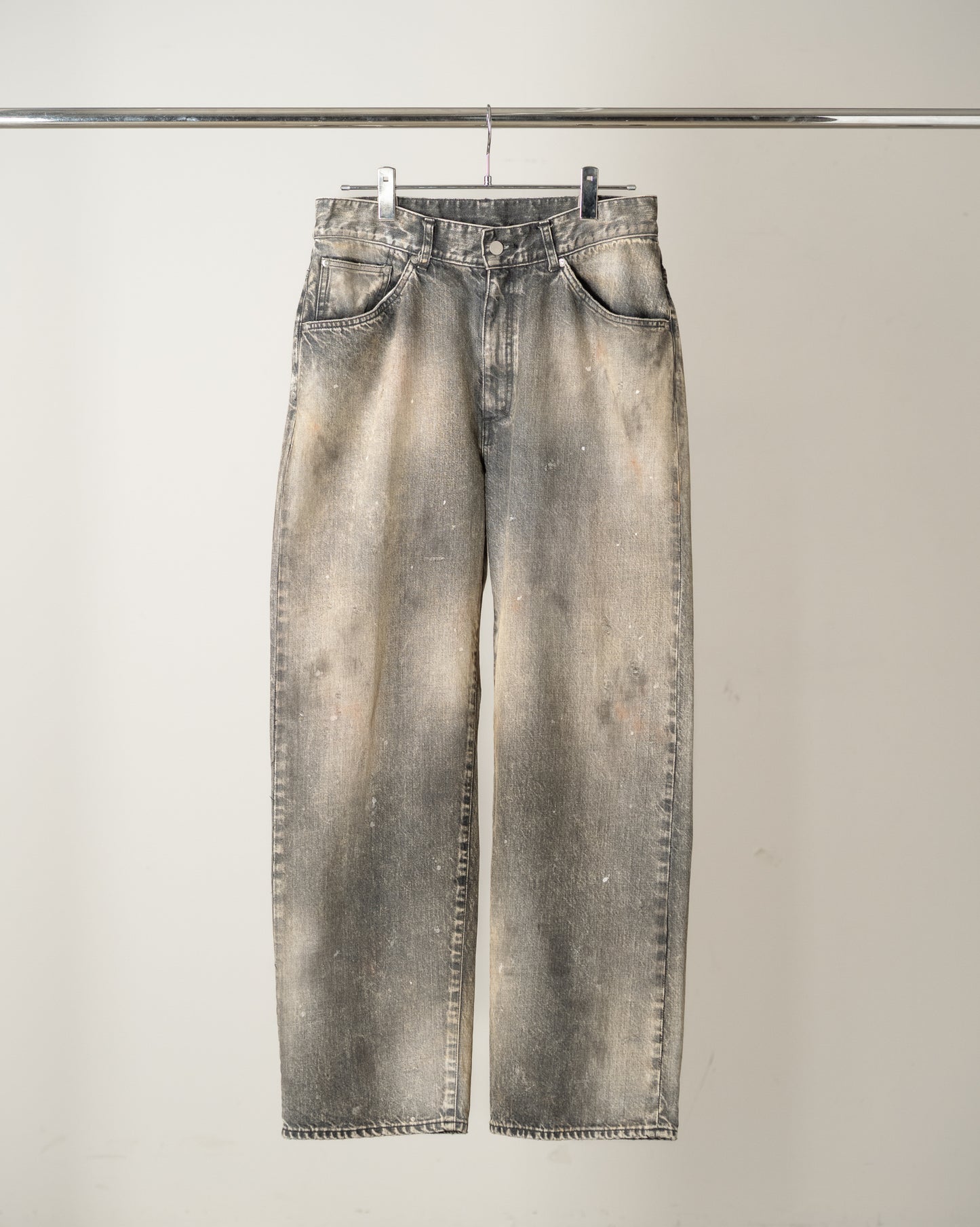 #02 TAPERED 5P DENIM PANTS(BLACK)