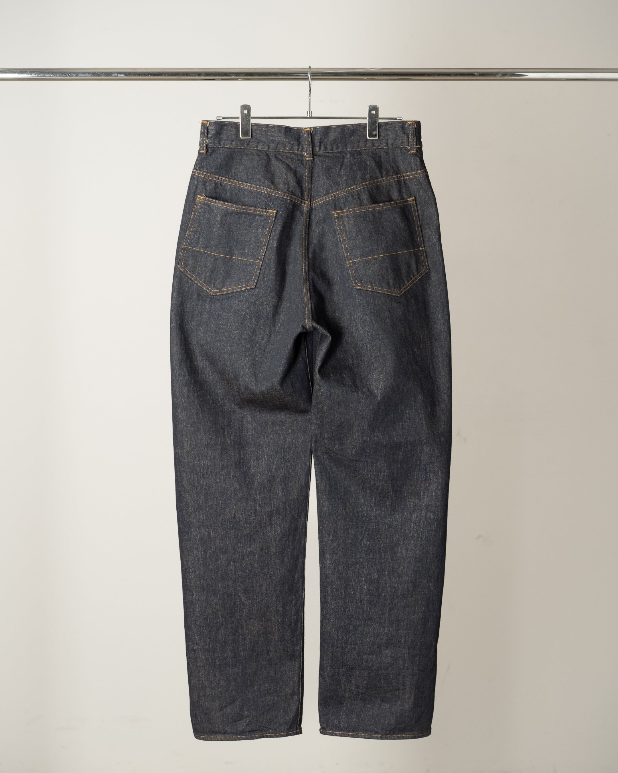02 SELVEDGE TAPERED 5P DENIM PANTS OW – ANCELLM