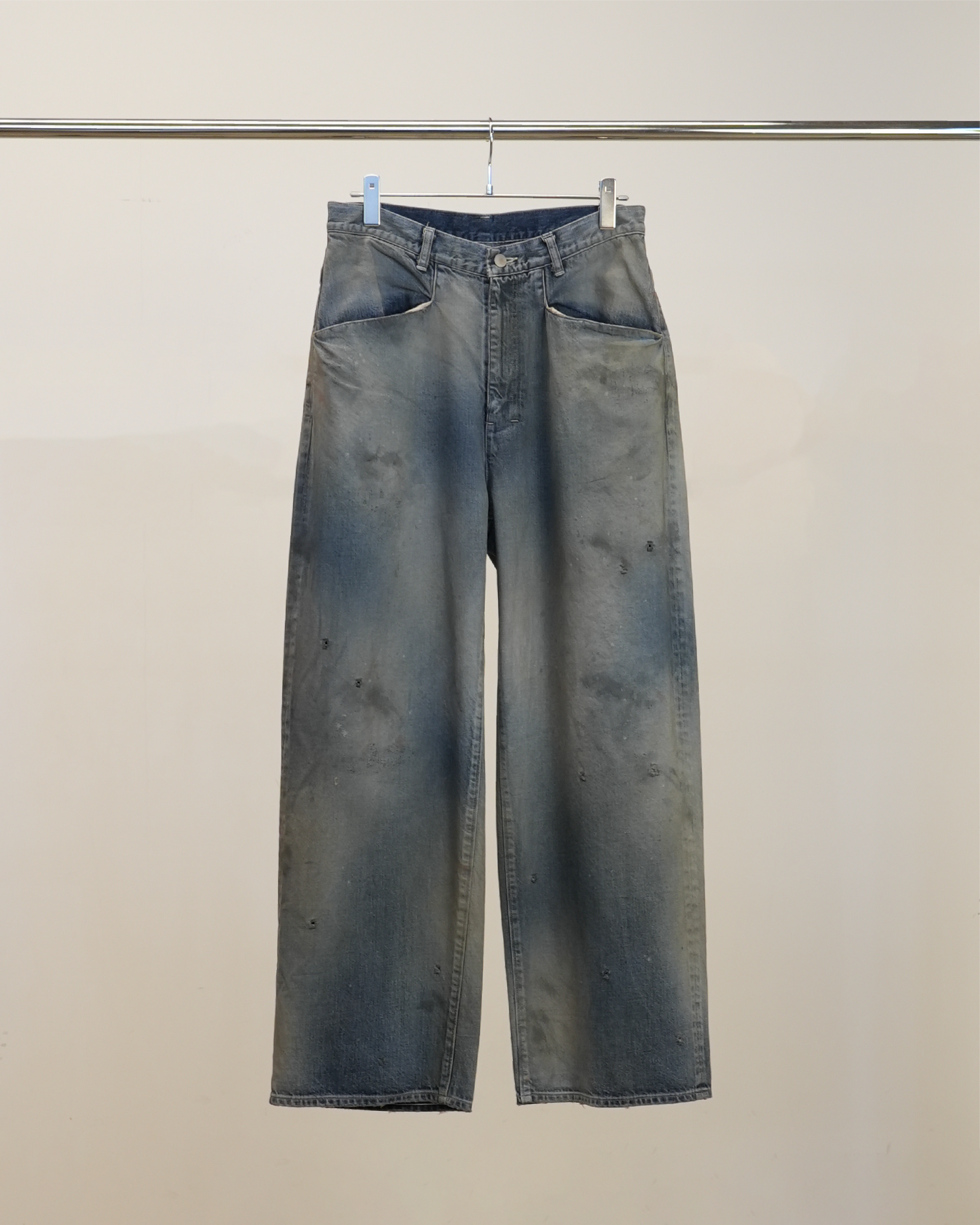 パンツ ancellm 26ss #06 AGING type-B indigo 0 06 AGING type-B(INDIGO) – ANCELLM
