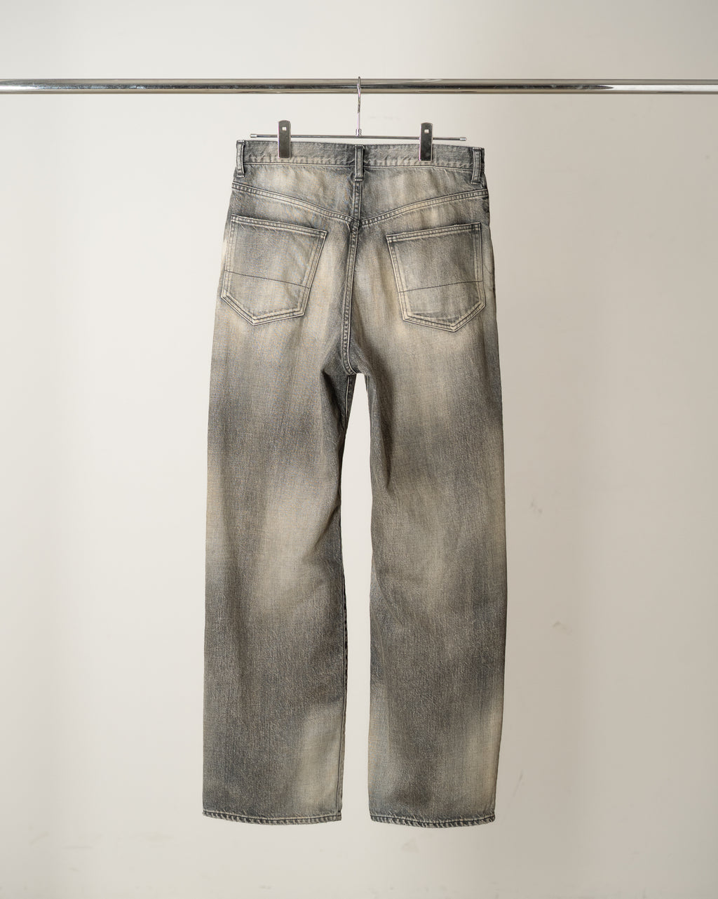 #08 MIDDLE STRAIGHT 5P DENIM PANTS(BLACK)